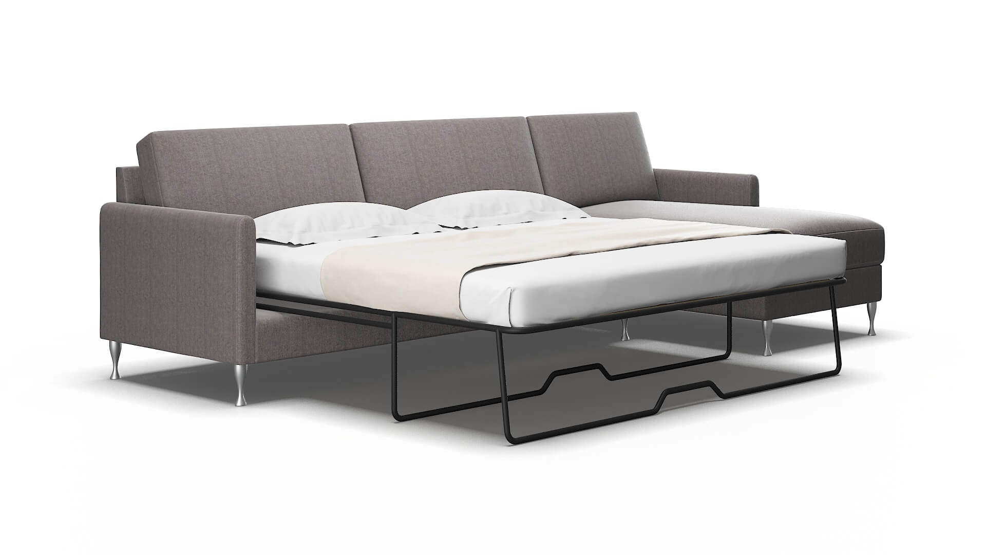 Eureka Sasha Granite Panel Sleeper Espresso legs 2