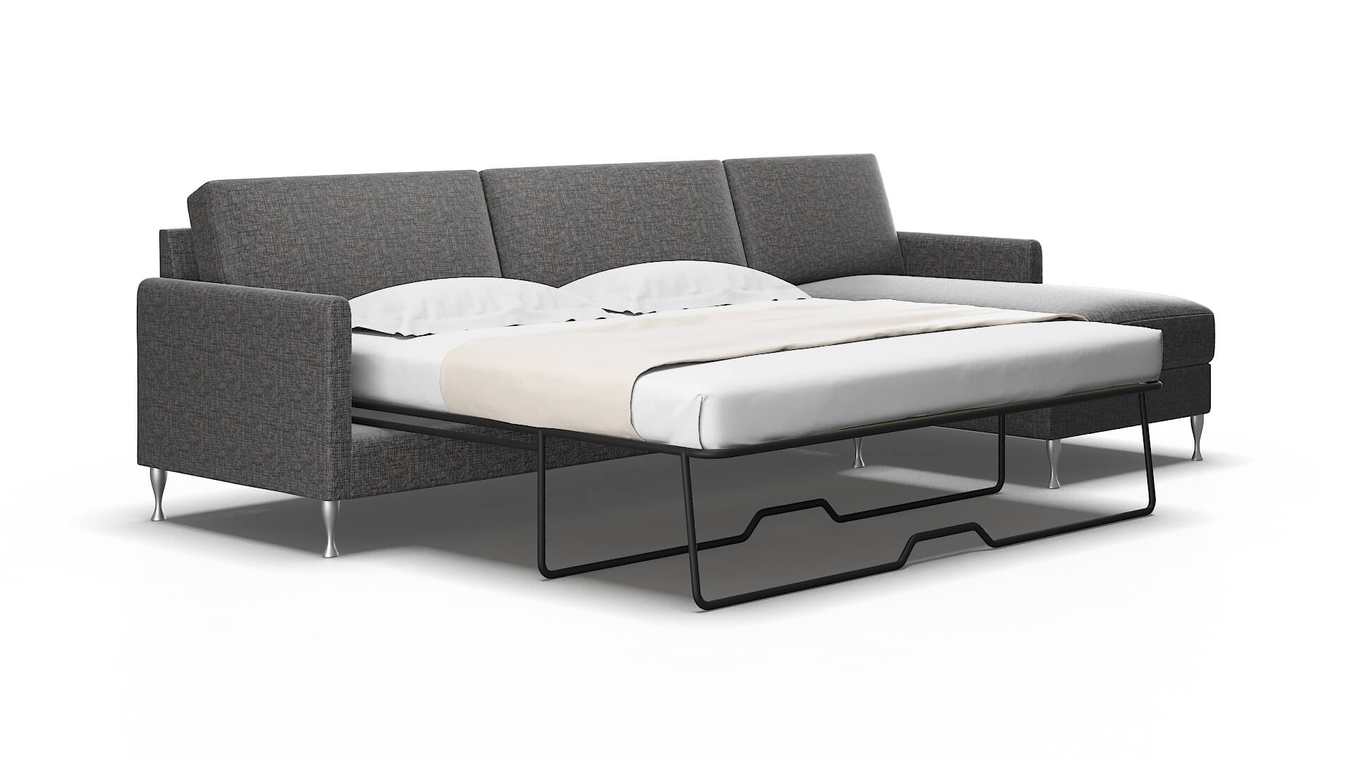 Eureka Sosoftness 51 Panel Sleeper Espresso legs 2