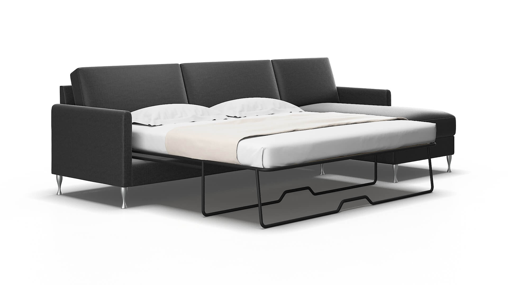 Eureka Sosoftness 54 Panel Sleeper Espresso legs 2