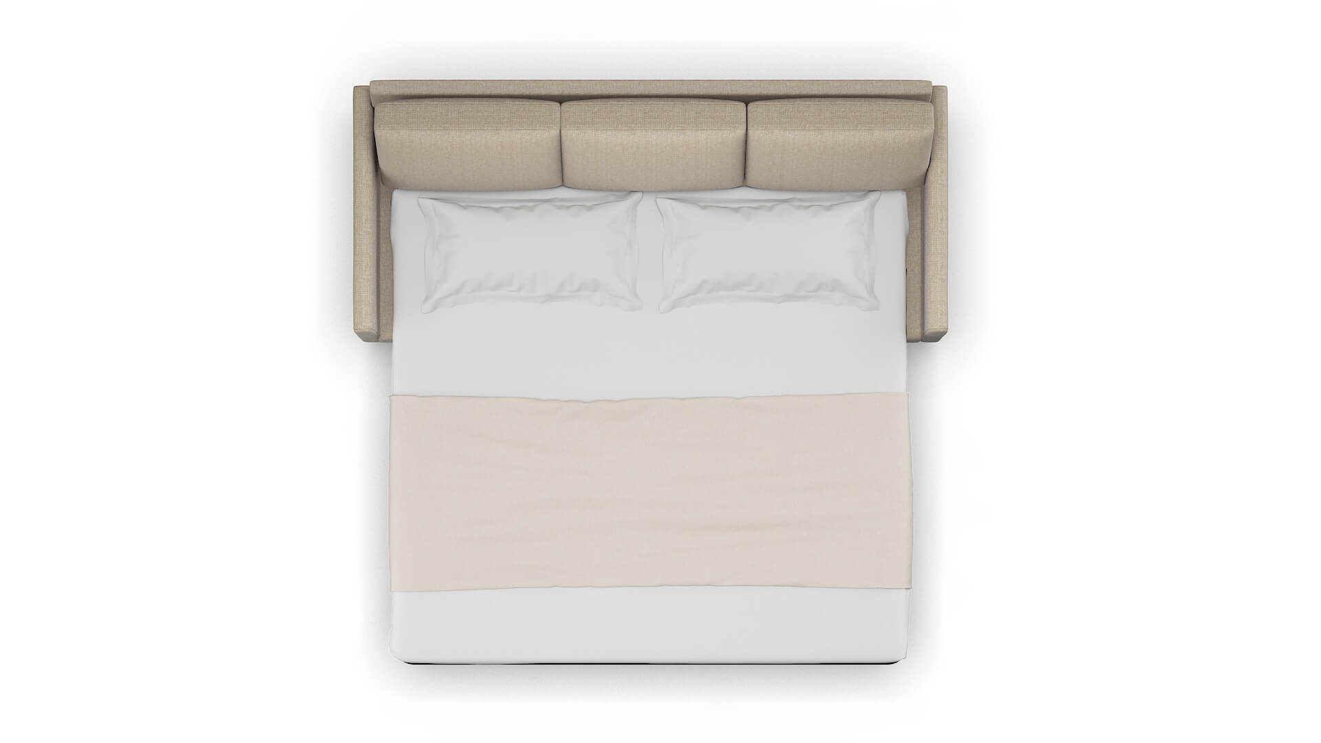 Eureka Sosoftness 74 Sofa Sleeper Espresso legs 3