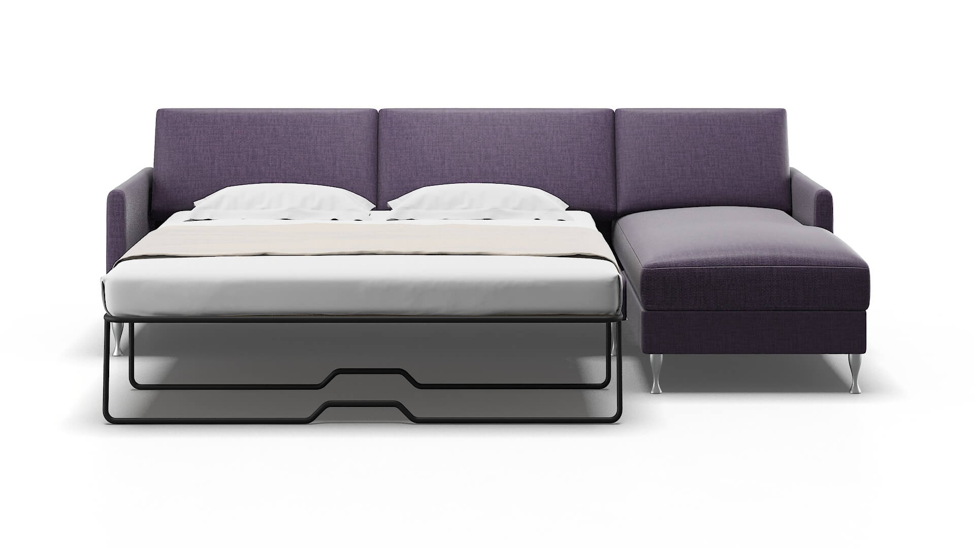 Eureka Tess Blackberry Panel Sleeper Espresso legs 1