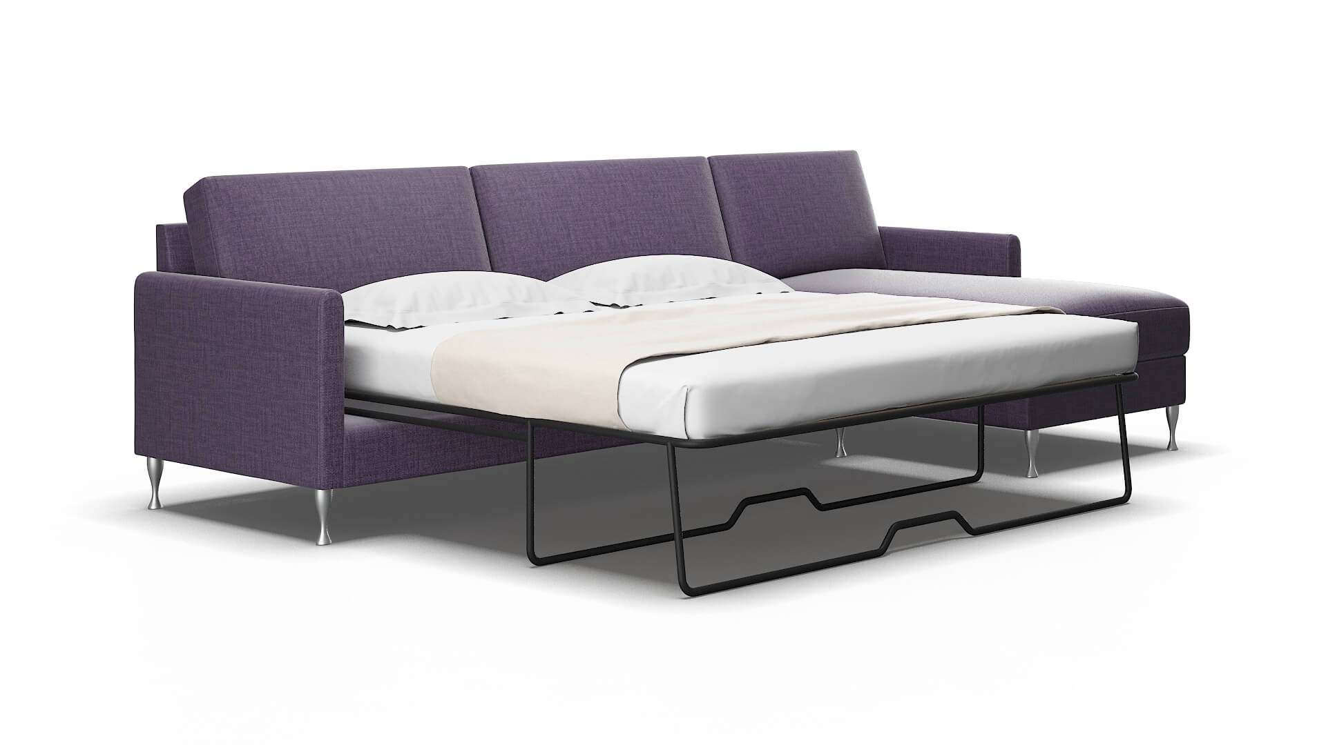 Eureka Tess Blackberry Panel Sleeper Espresso legs 2