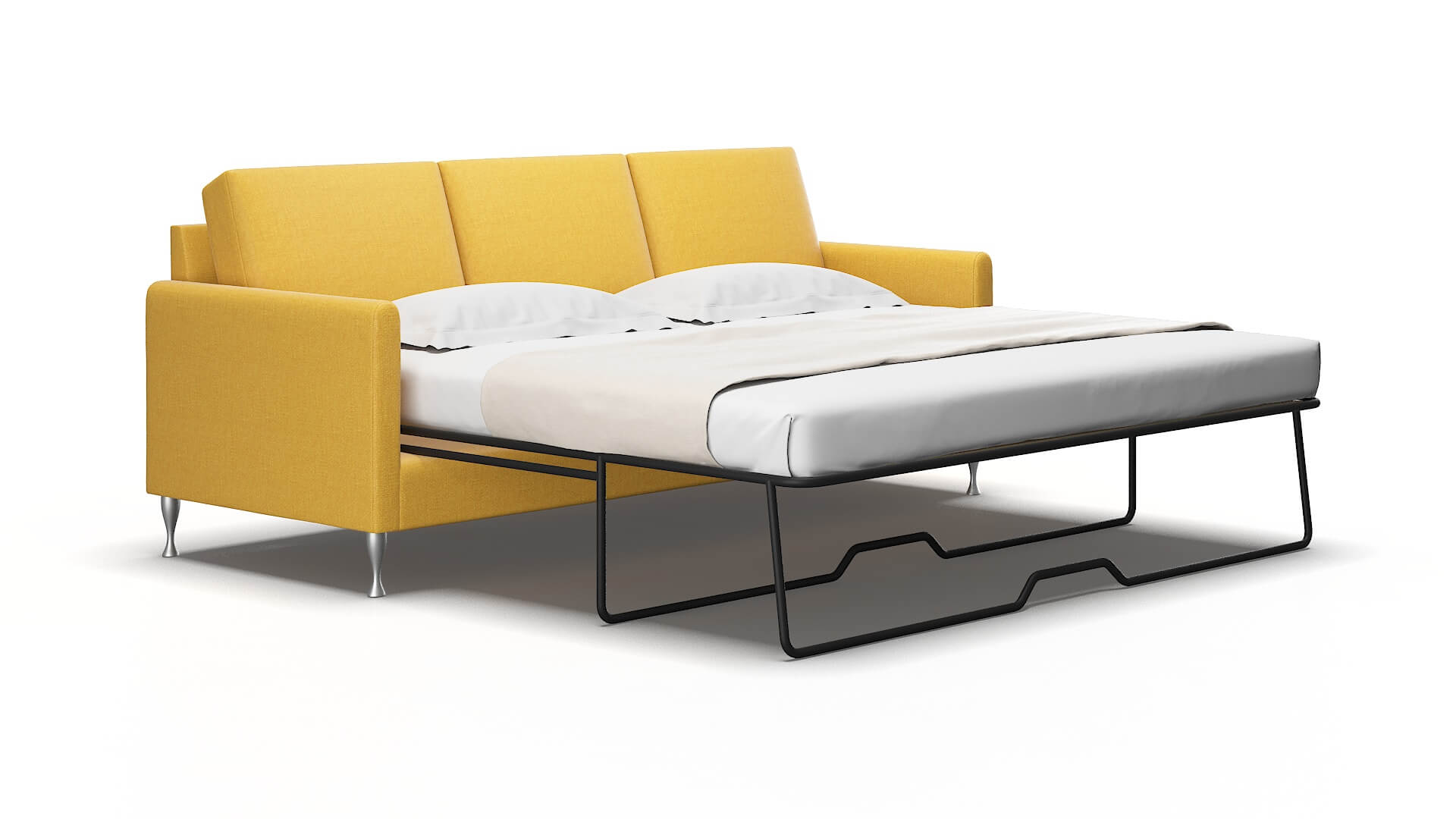 Eureka Tess Turmeric Sofa Sleeper Espresso legs 2