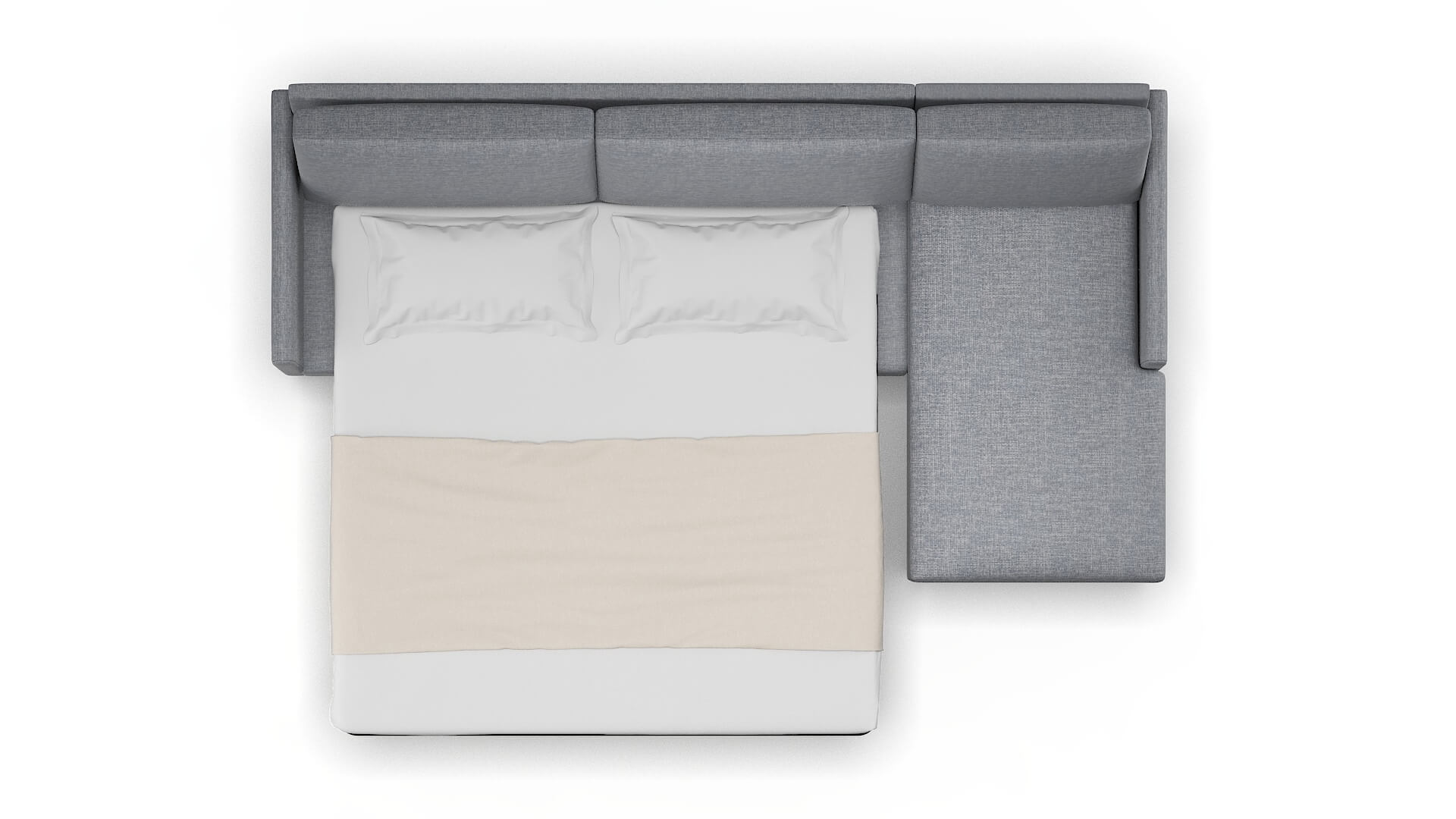 Eureka Venus Mist Panel Sleeper Espresso legs 3