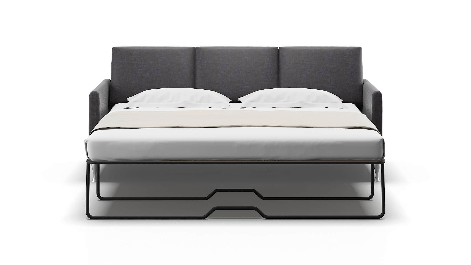 Eureka Venus Onyx Sofa Sleeper Espresso legs 1