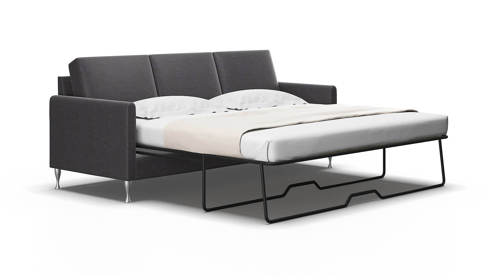 Eureka Venus Onyx Sofa Sleeper Espresso legs 2