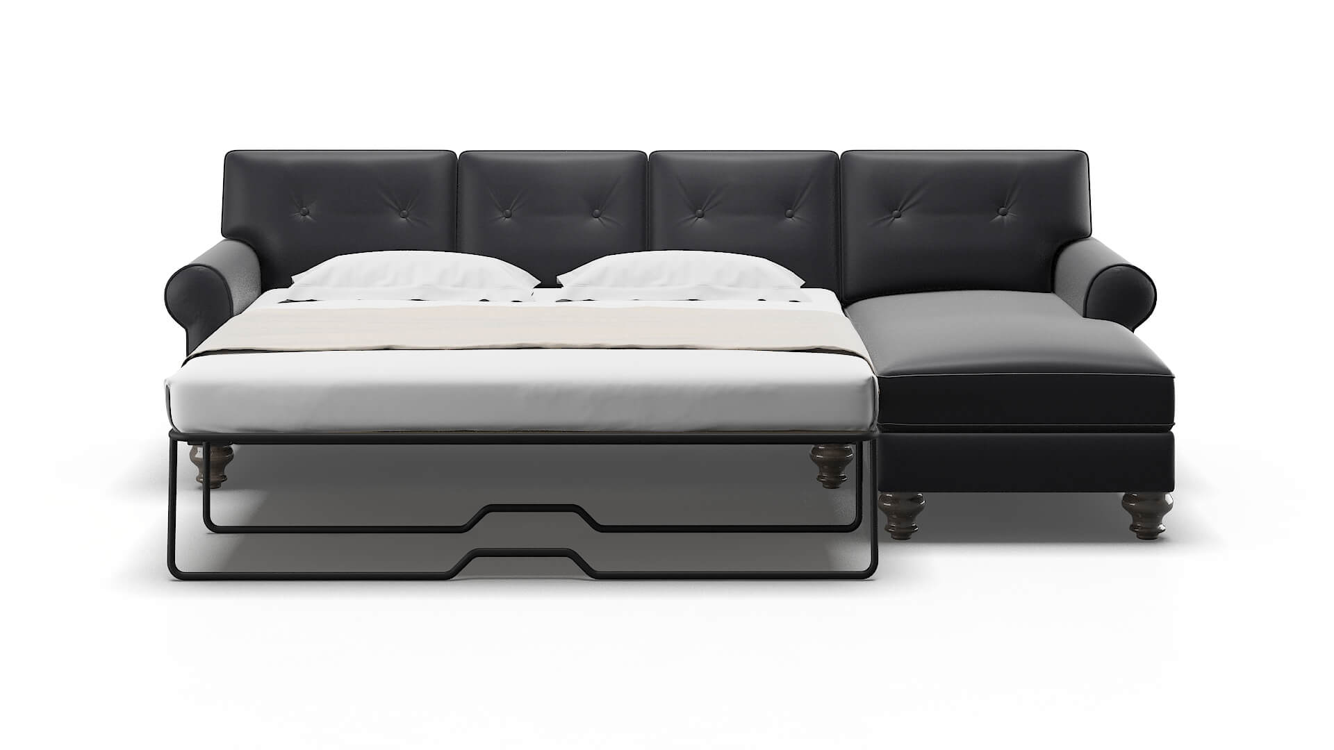 Farah Atlas_plz Navy Panel Sleeper Espresso legs 1