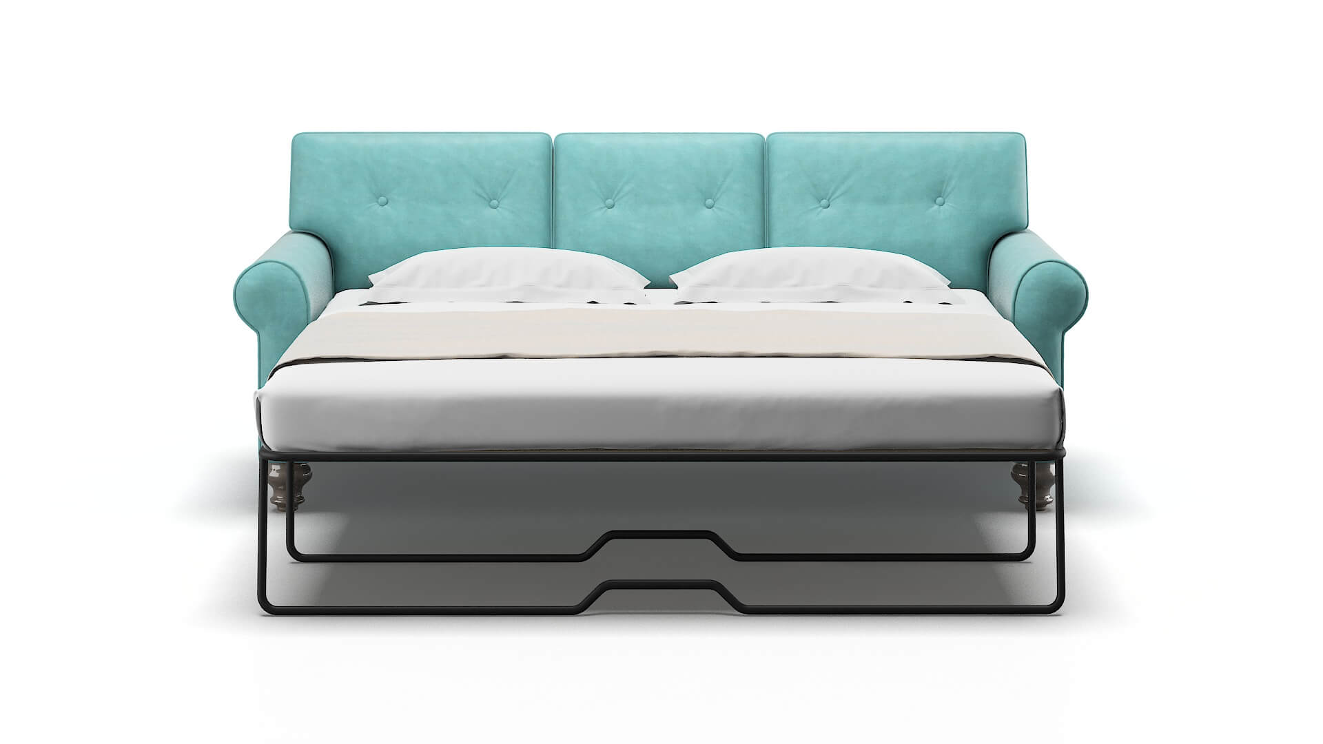 Farah Avalon_hp Aqua Sofa Sleeper Espresso legs 1