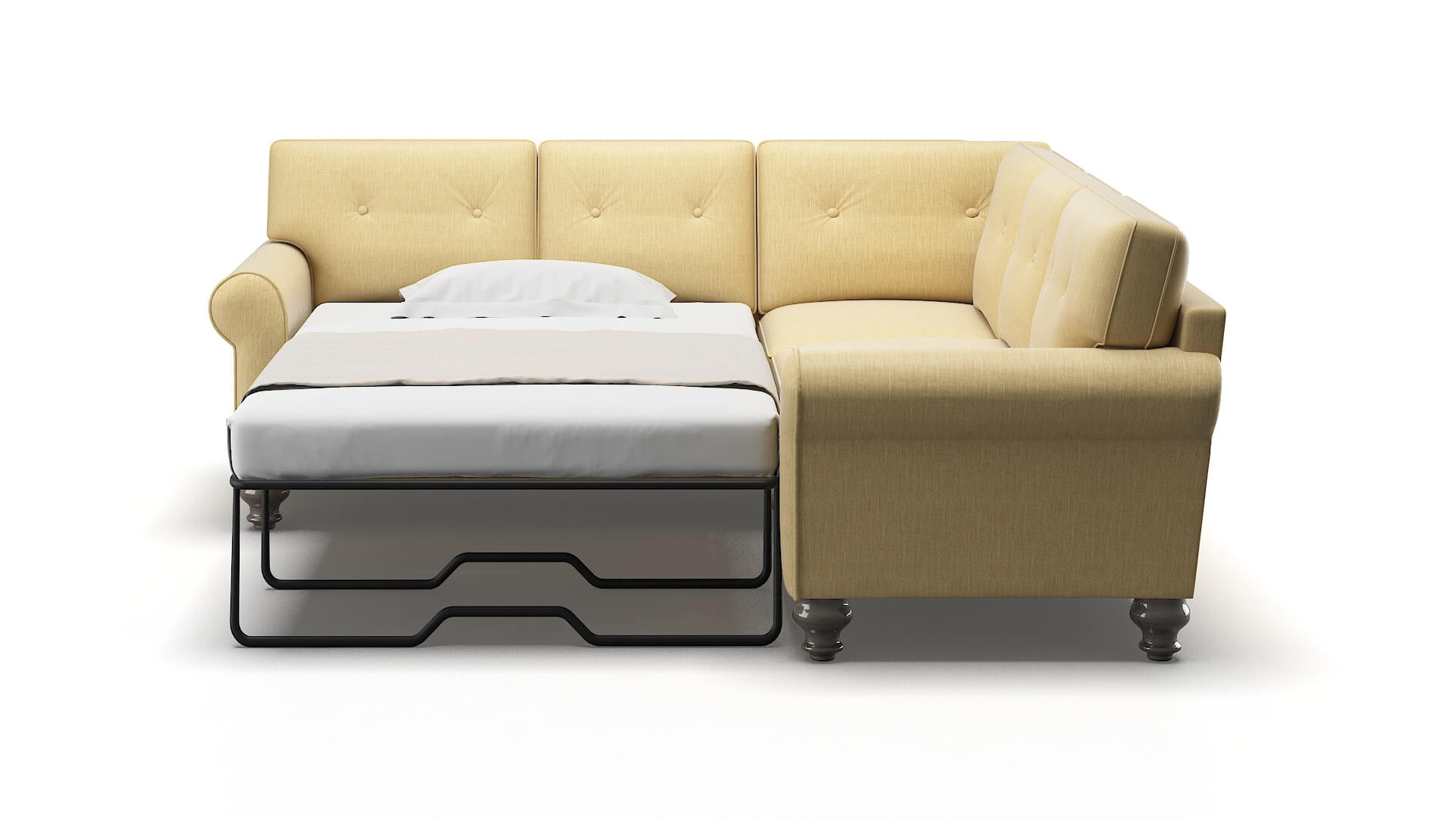 Farah Avalon_hp Ginger Sectional Sleeper Espresso legs 1