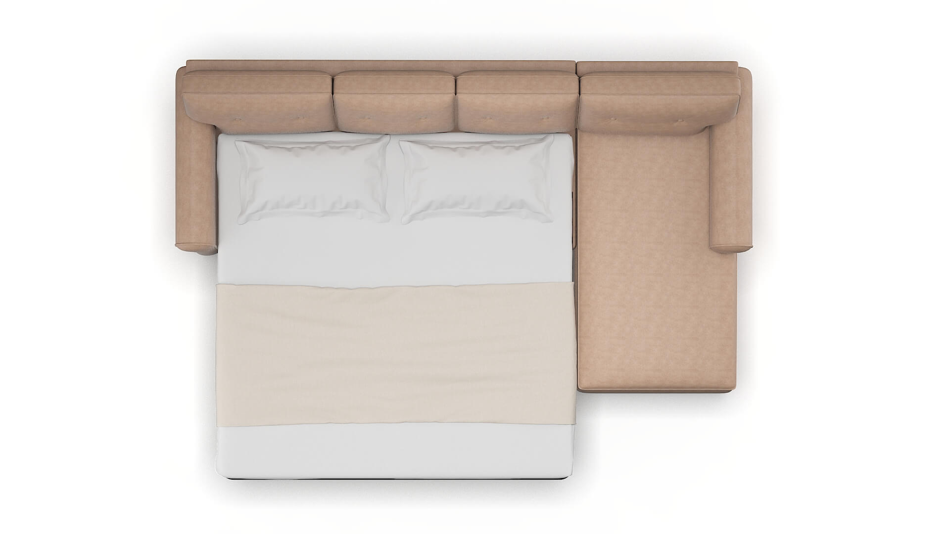 Farah Bella Cocoa Panel Sleeper Espresso legs 3