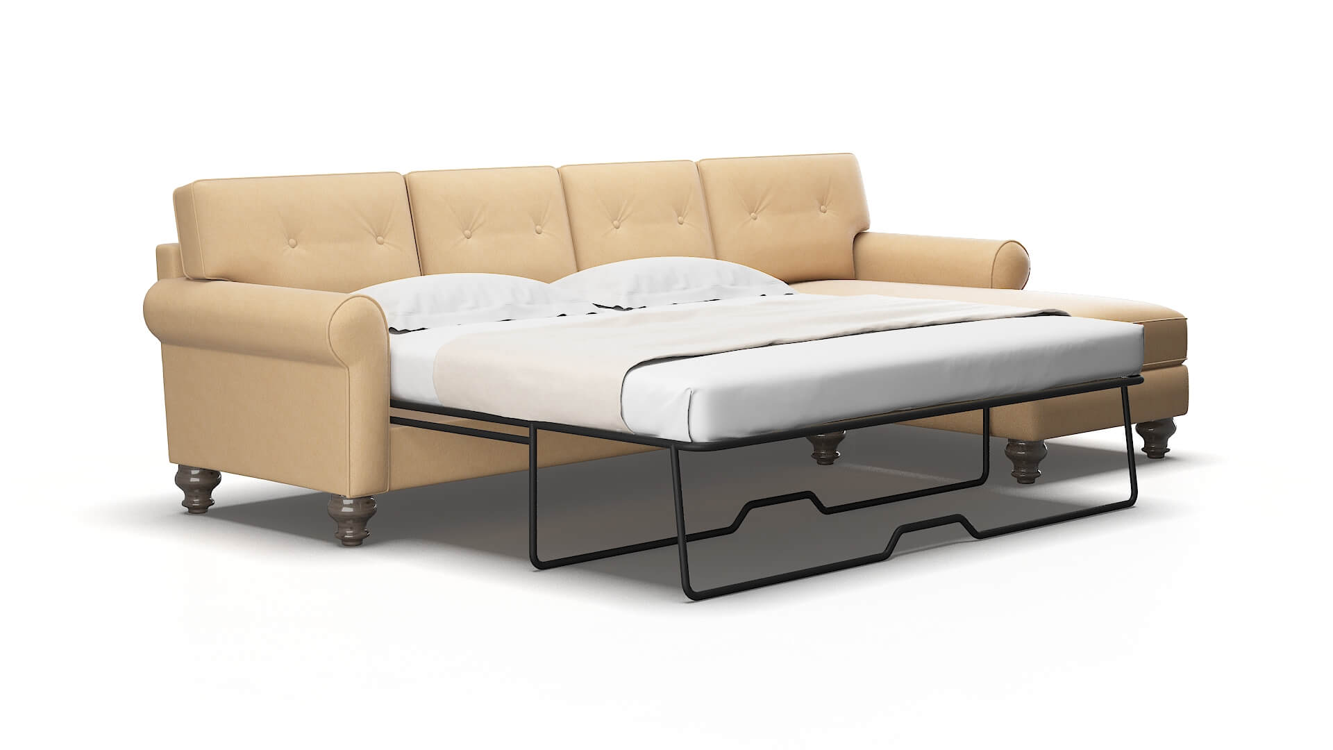 Farah Bella Coffee Panel Sleeper espresso legs 2