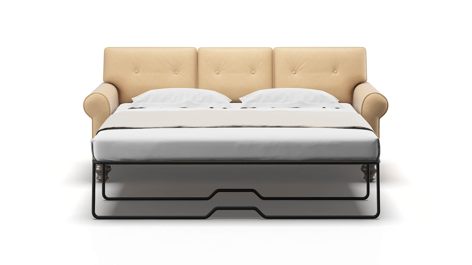 Farah Bella Coffee Sofa Sleeper Espresso legs 1