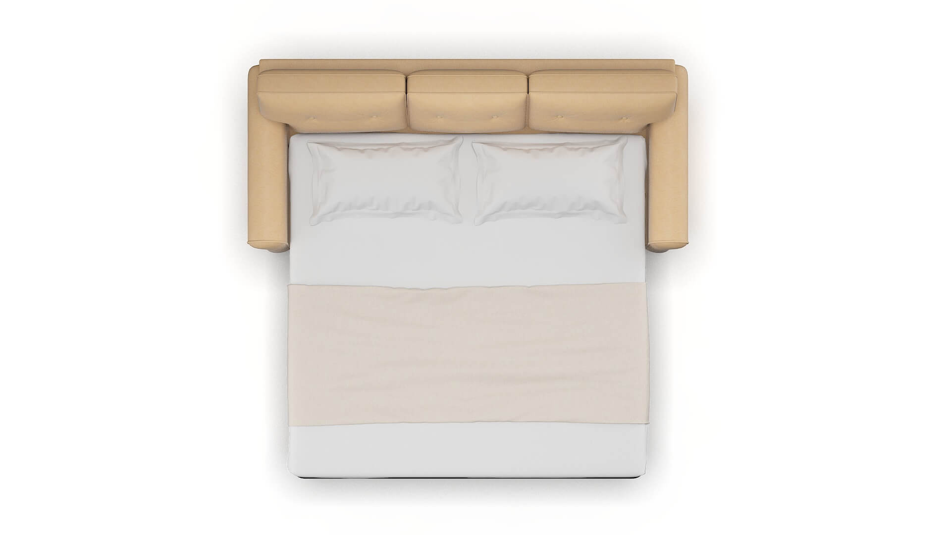Farah Bella Coffee Sofa Sleeper Espresso legs 3