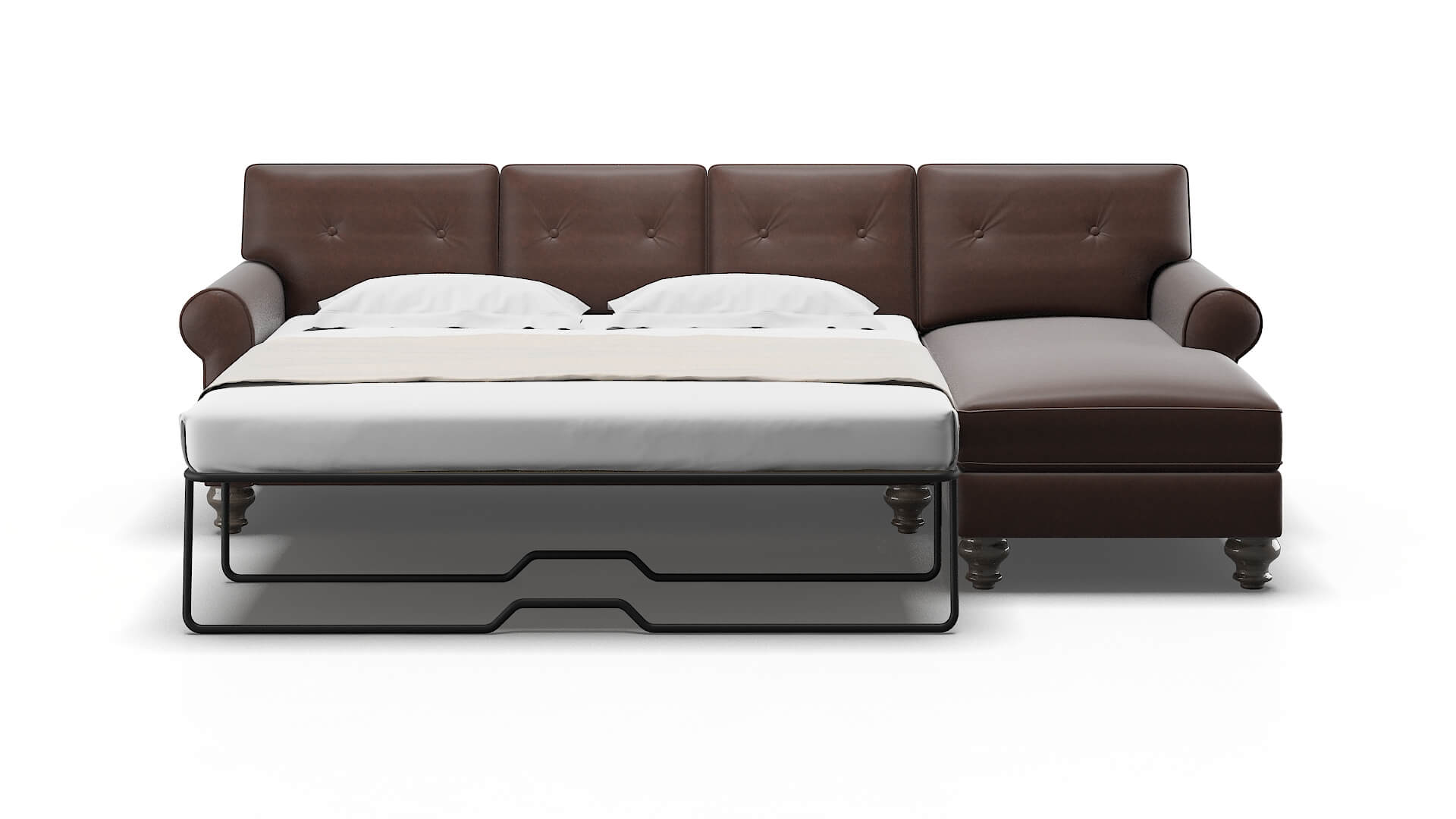 Farah Bella Espresso Panel Sleeper Espresso legs 1