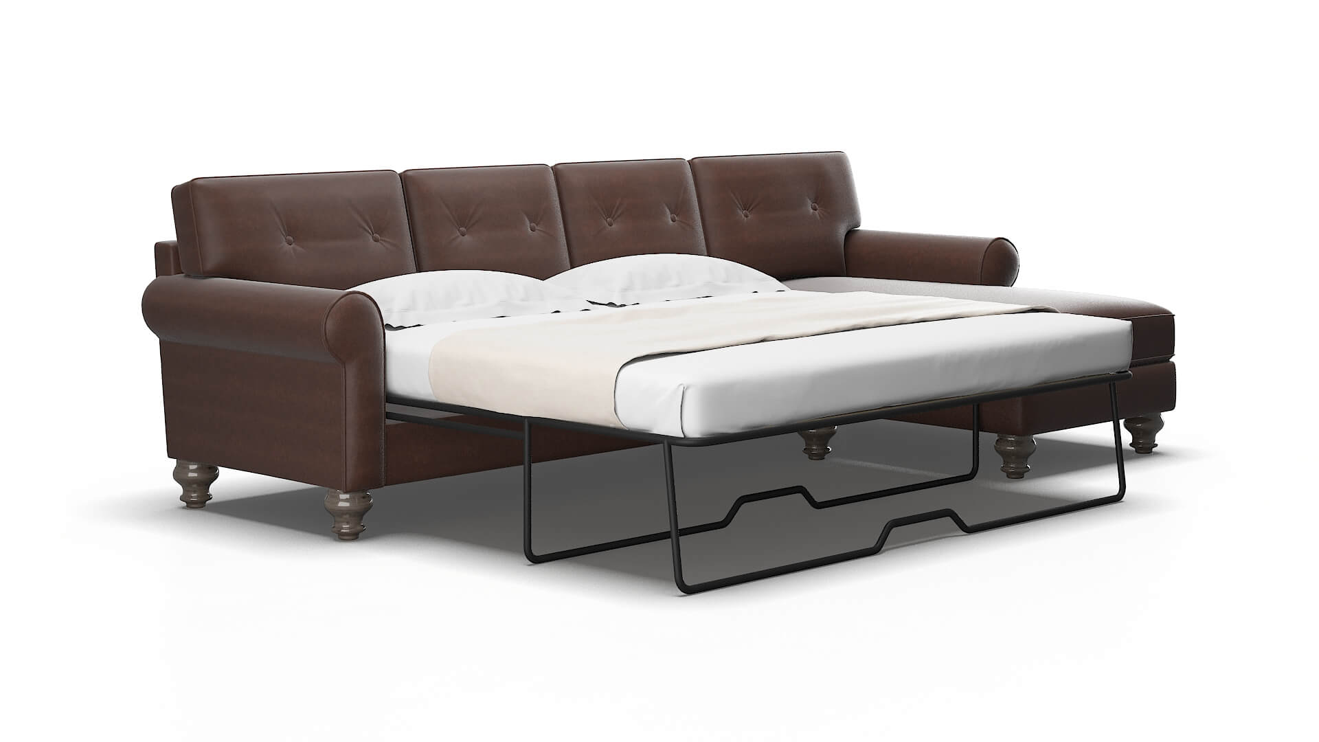 Farah Bella Espresso Panel Sleeper Espresso legs 2