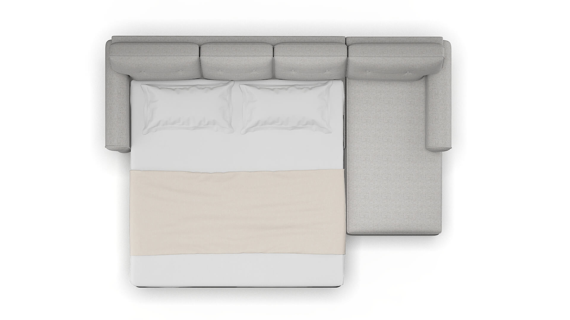 Farah Catalina Silver Panel Sleeper Espresso legs 3