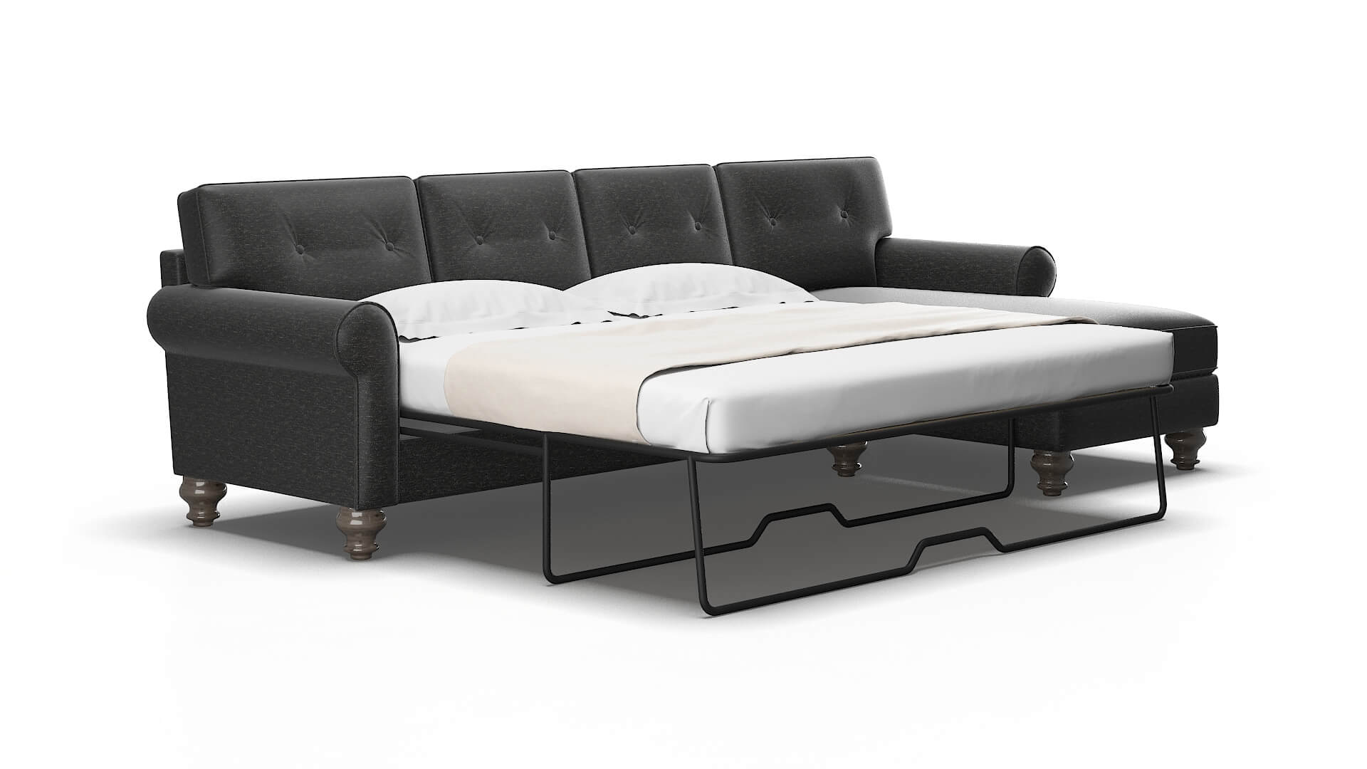 Farah Chance Denim Panel Sleeper Espresso legs 2