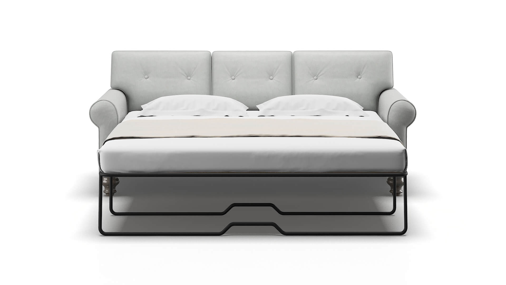 Farah Dawson Platinum Sofa Sleeper Espresso legs 1