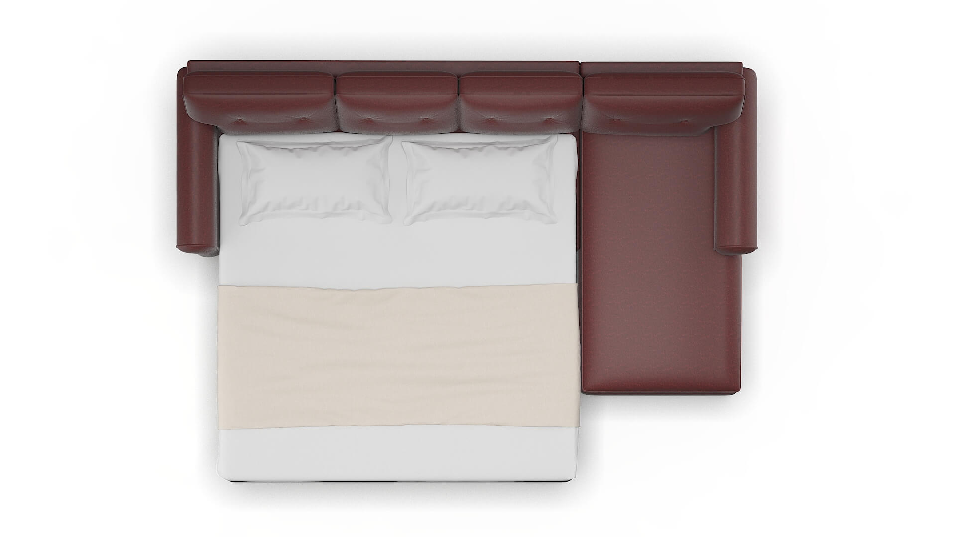 Farah Derby Berry Panel Sleeper Espresso legs 3