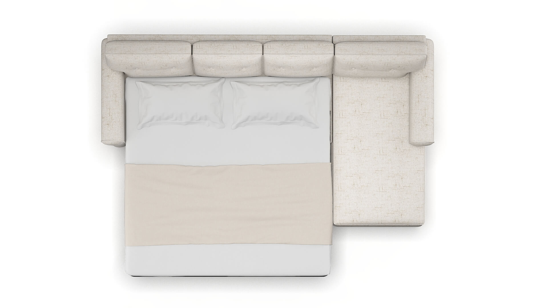 Farah Derby Taupe Panel Sleeper Espresso legs 3