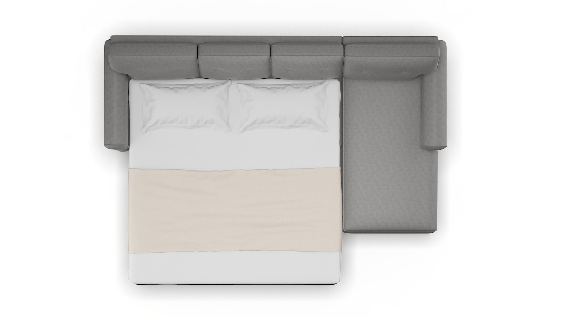 Farah Dream_d Charcoal Panel Sleeper Espresso legs 3