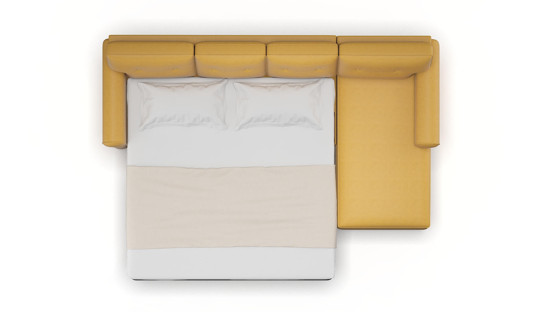 Farah Dream_d Sunflower Panel Sleeper Espresso legs 3
