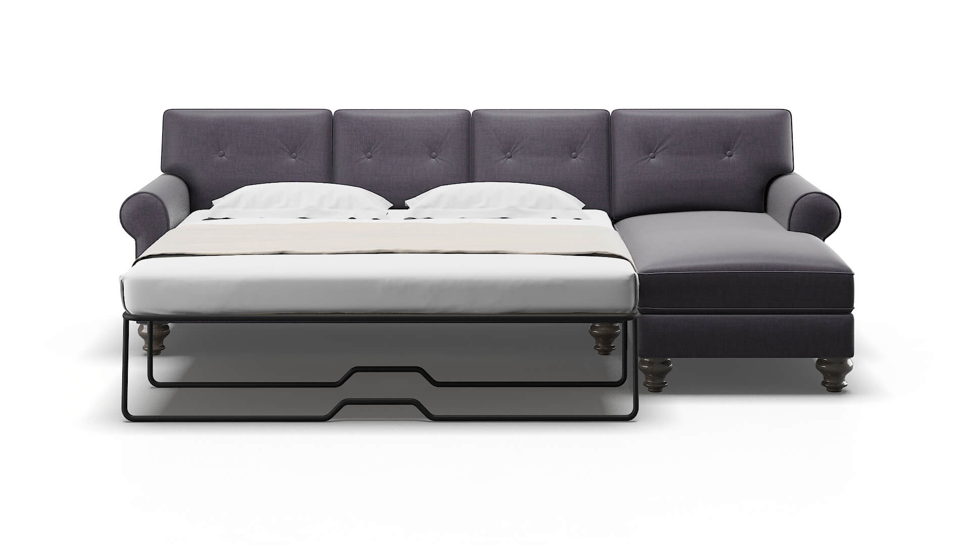 Farah Durham Ink Panel Sleeper Espresso legs 1