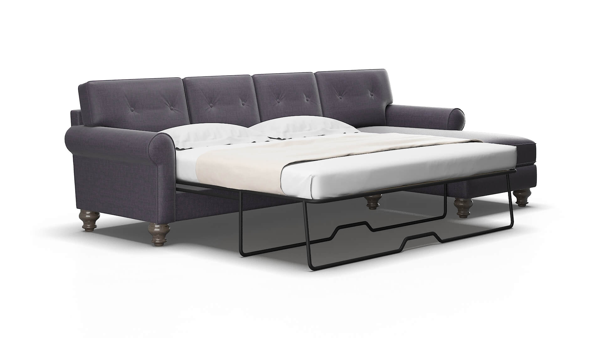 Farah Durham Ink Panel Sleeper Espresso legs 2