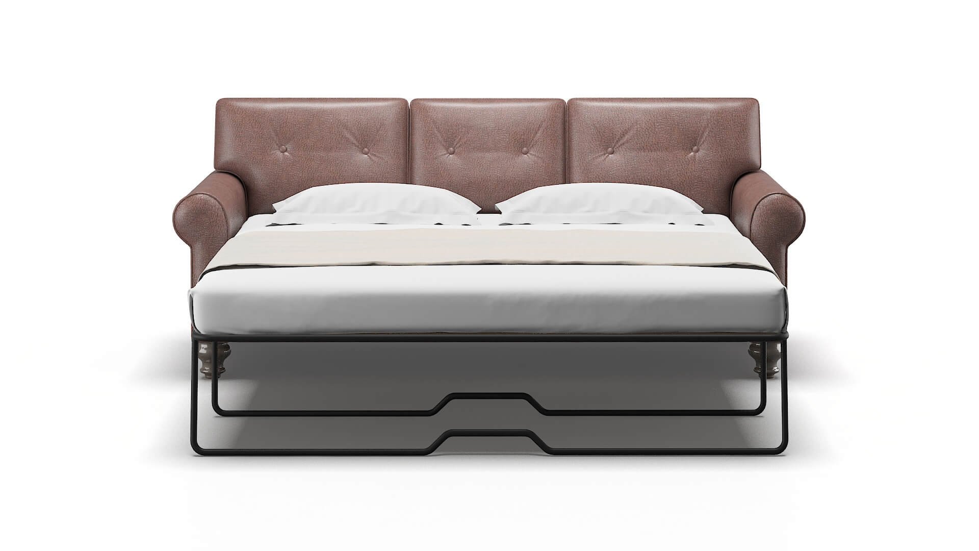 Farah Ford Brown Sofa Sleeper Espresso legs 1