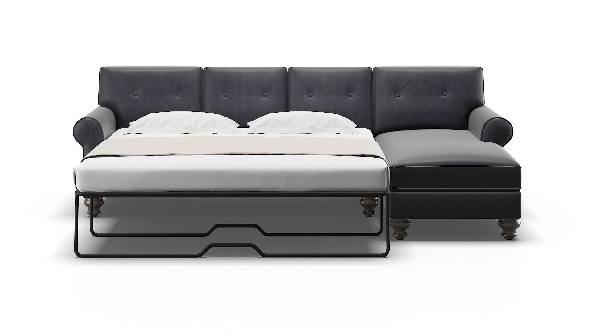 Farah Hepburn_hrp Deep_sea Panel Sleeper Espresso legs 1