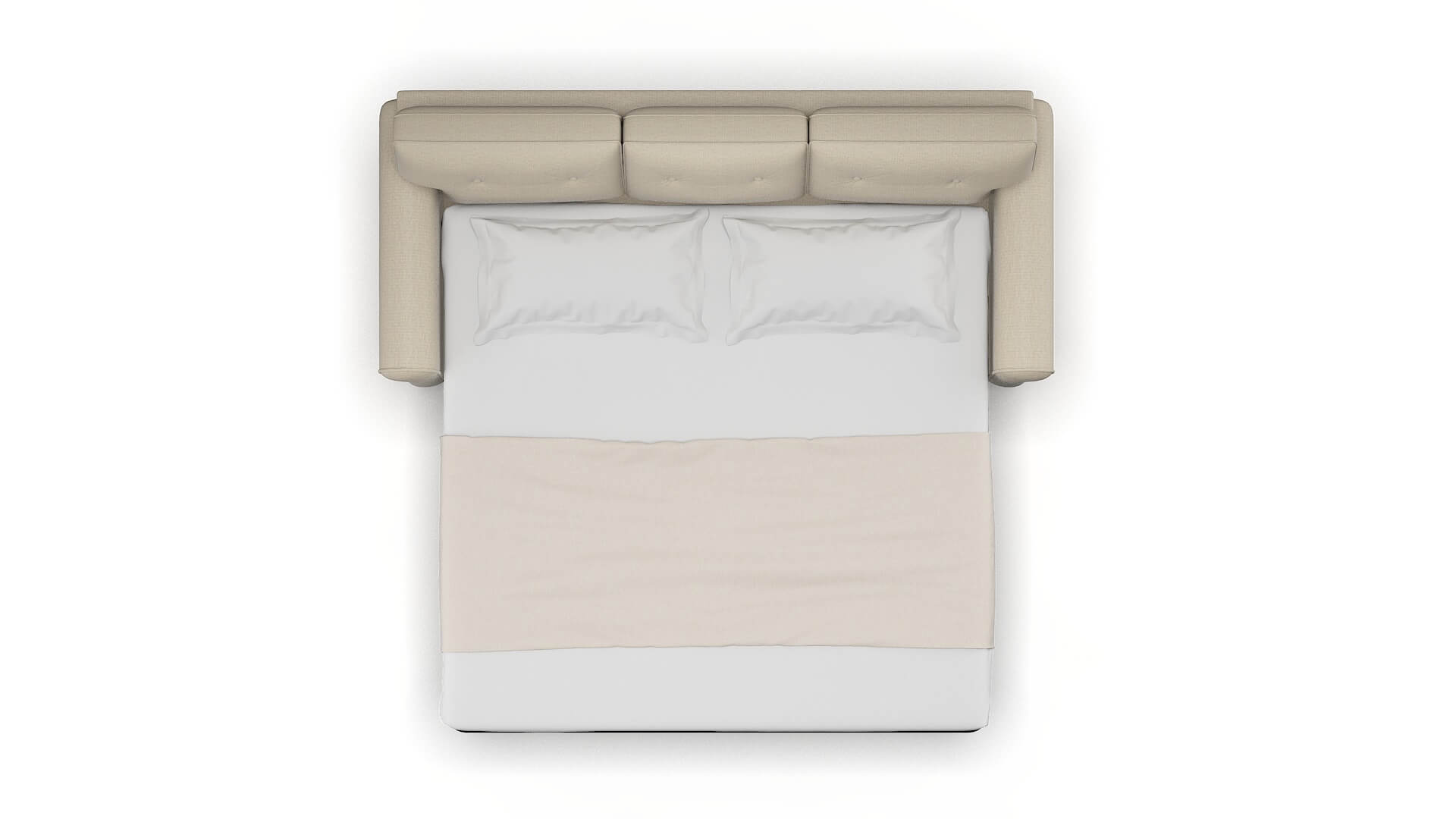 Farah Insight Barley Sofa Sleeper Espresso legs 3