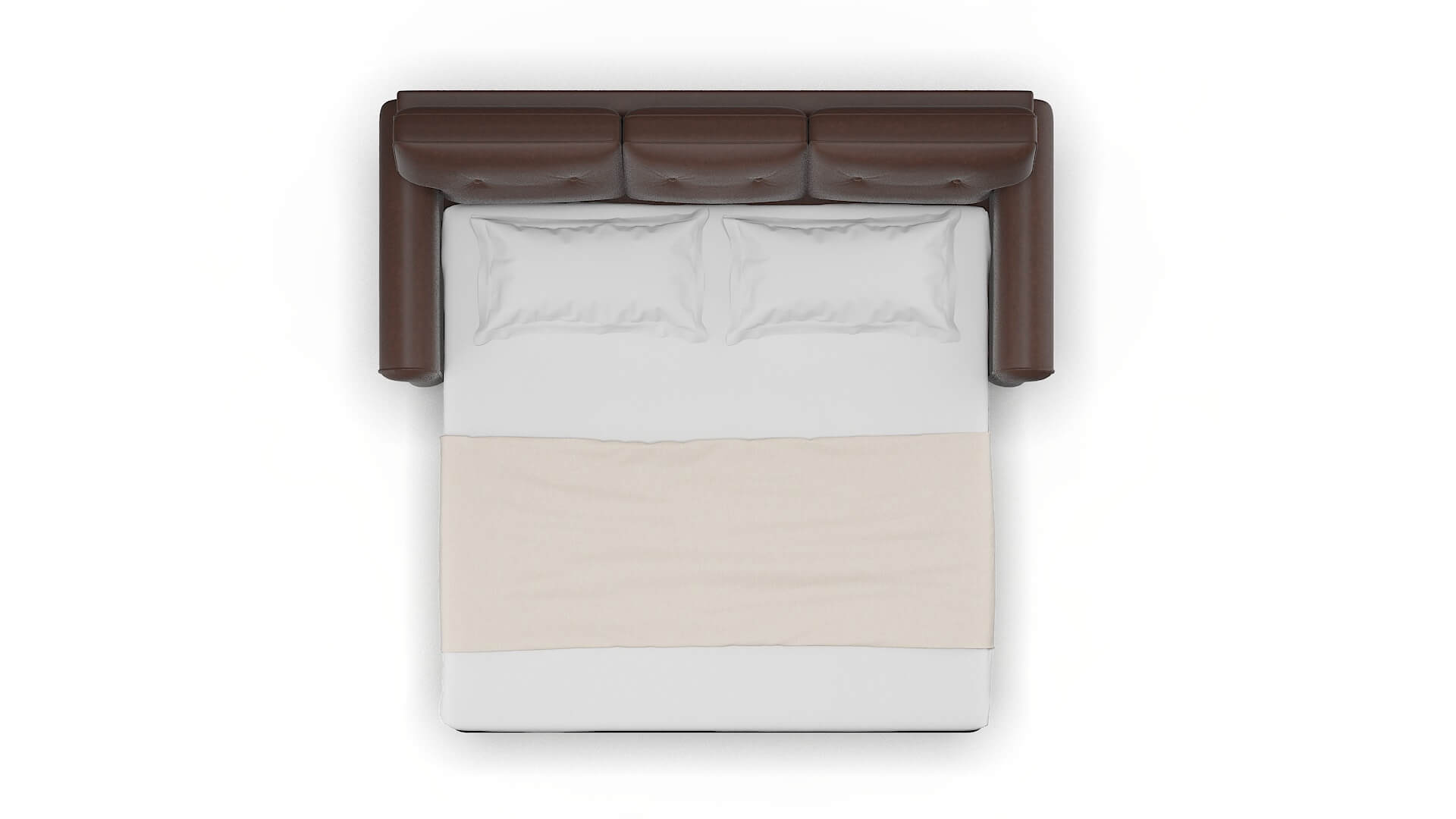 Farah Insight Cafe Sofa Sleeper Espresso legs 3