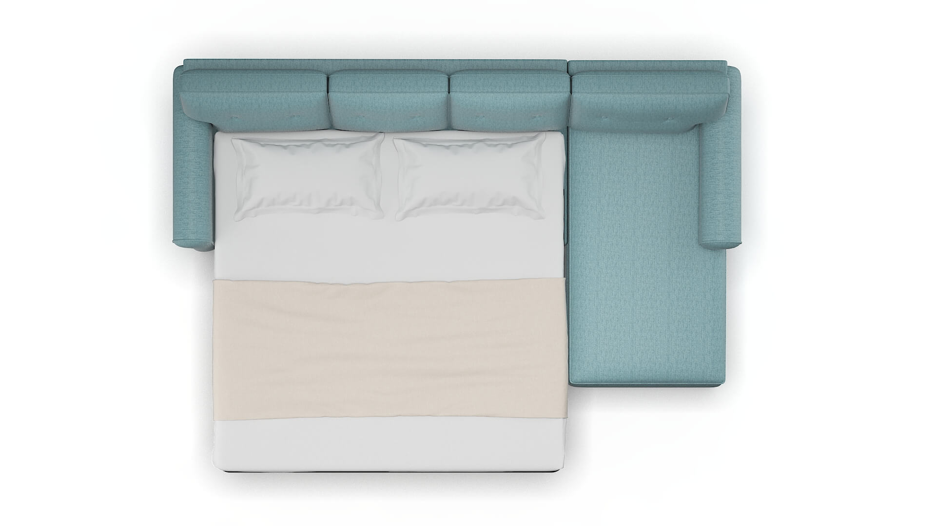 Farah Insight Peacock Panel Sleeper Espresso legs 3