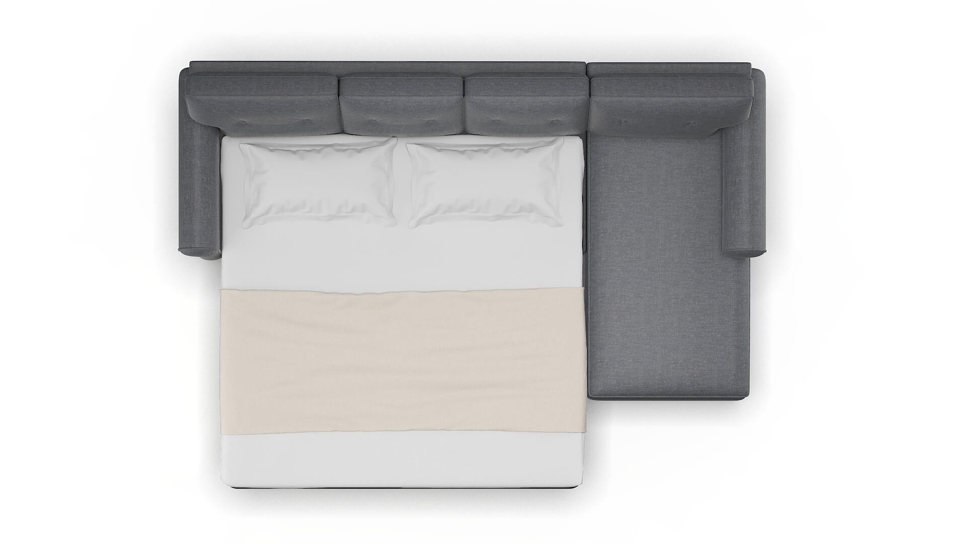 Farah Keylargo Graphite Panel Sleeper Espresso legs 3