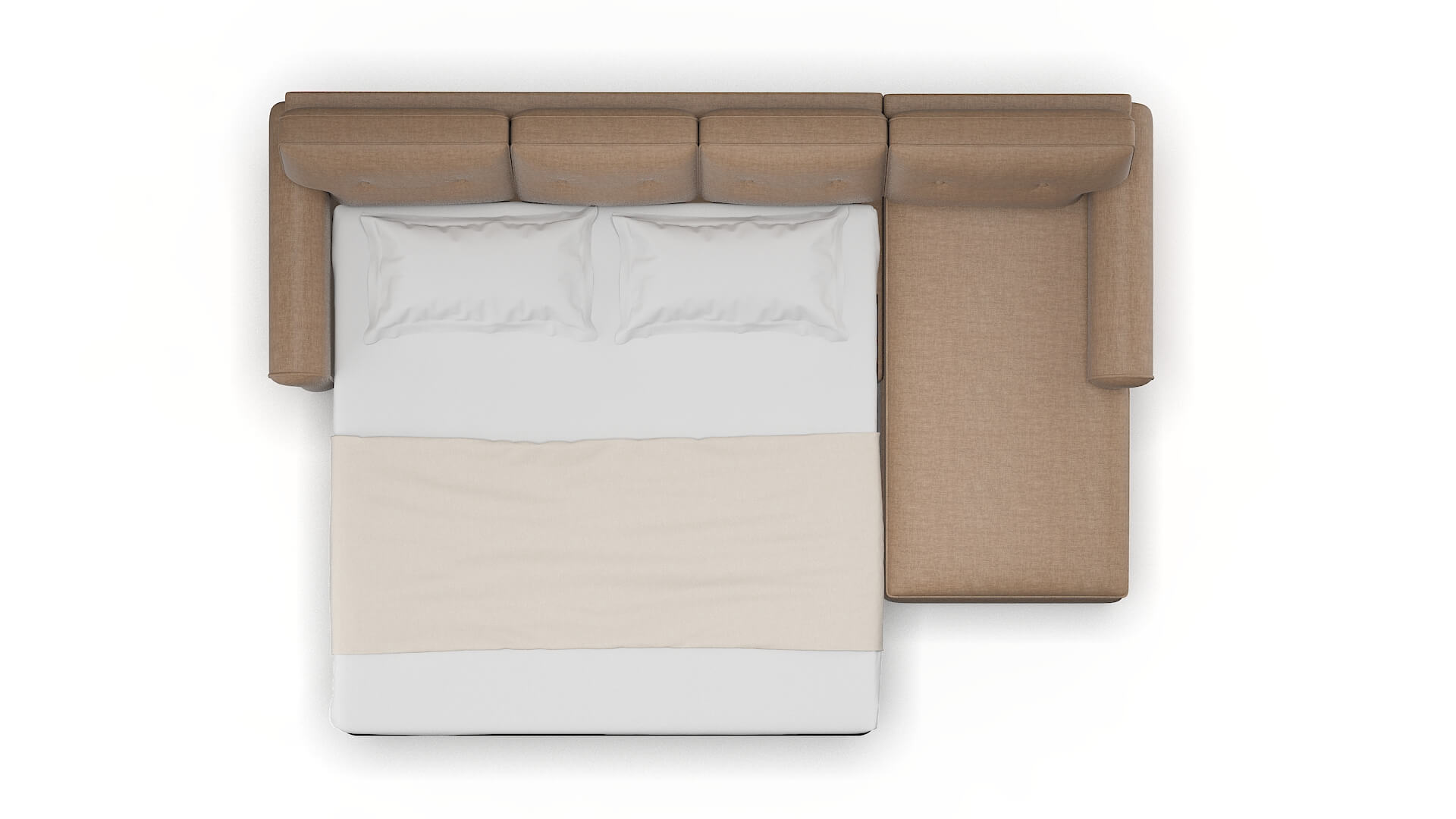 Farah Keylargo Mink Panel Sleeper Espresso legs 3