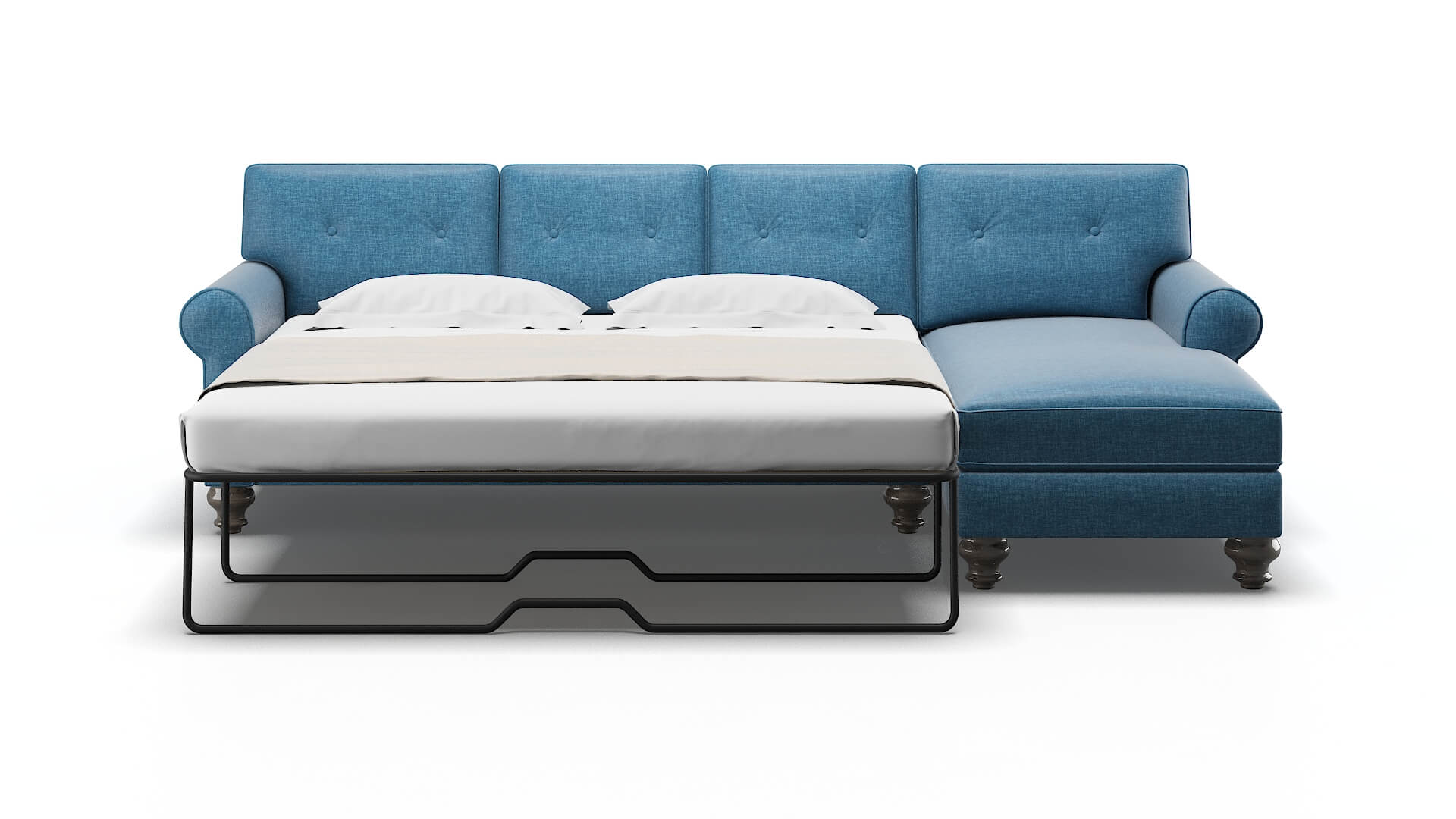 Farah Keylargo Ocean Panel Sleeper Espresso legs 1