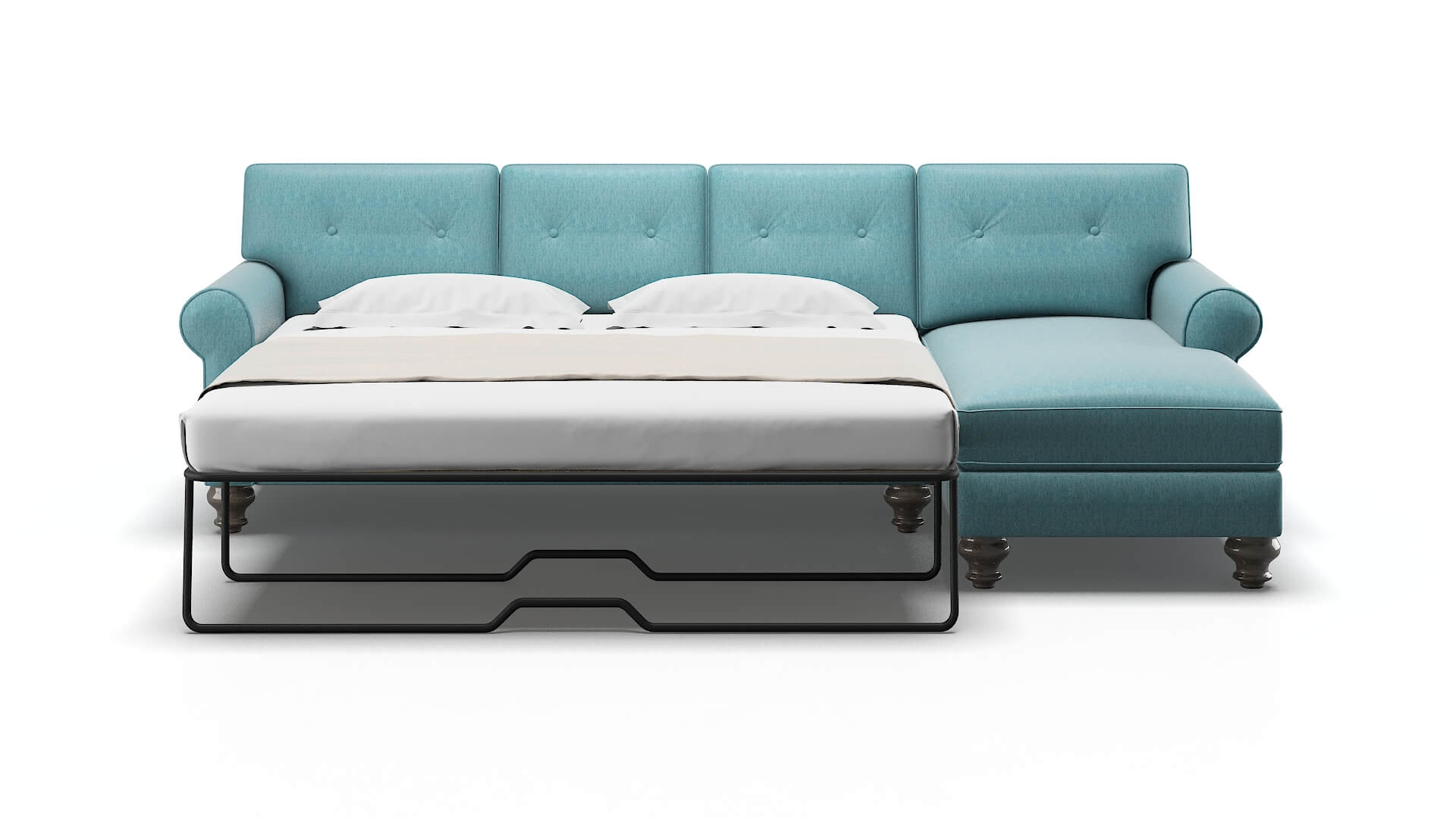 Farah Lana Peacock Panel Sleeper Espresso legs 1