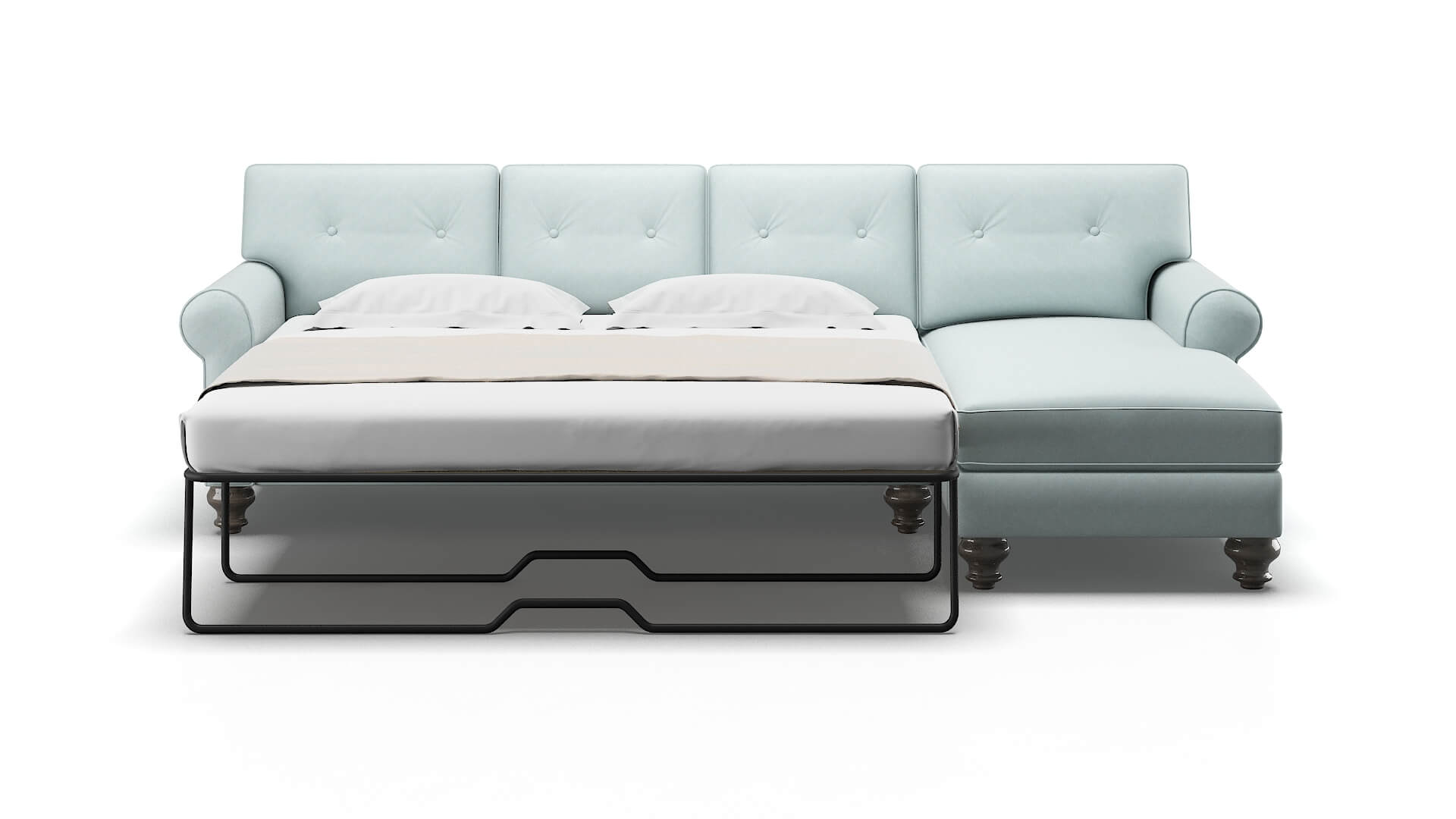 Farah Leslie Robins_egg Panel Sleeper Espresso legs 1