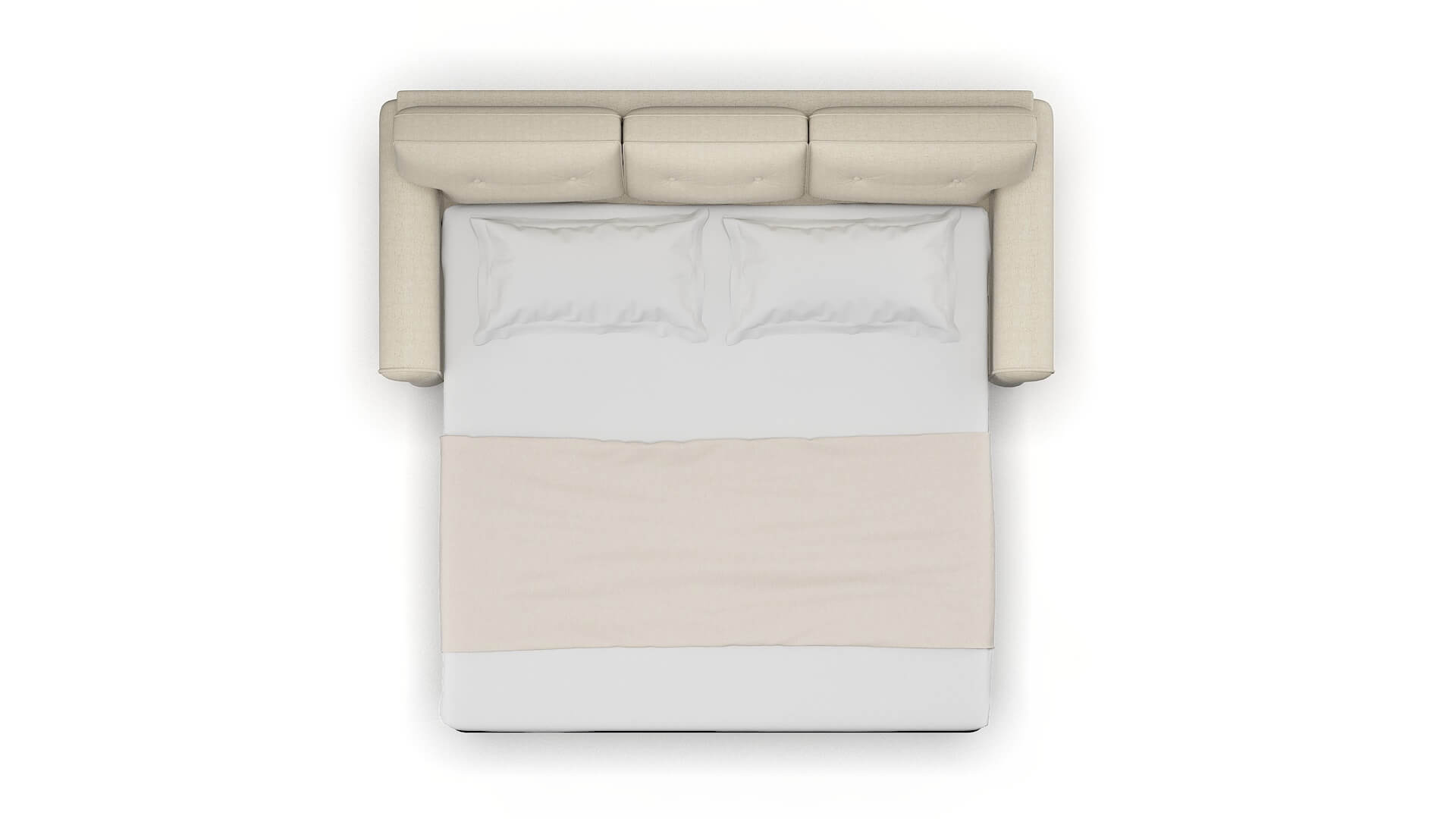 Farah Malibu Sand Sofa Sleeper Espresso legs 3