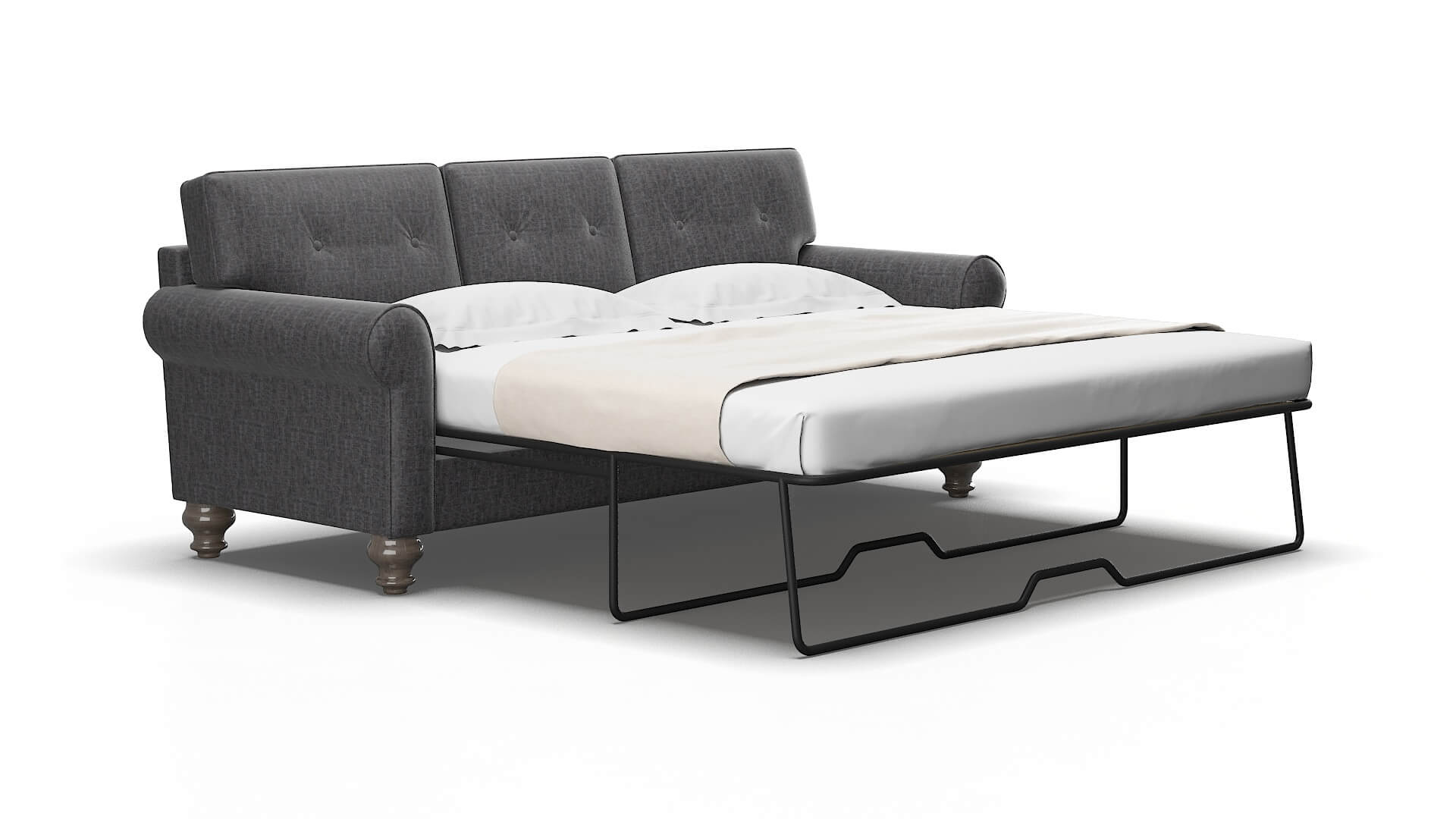 Farah Marcy baltic Sofa sleeper Espresso Legs  2