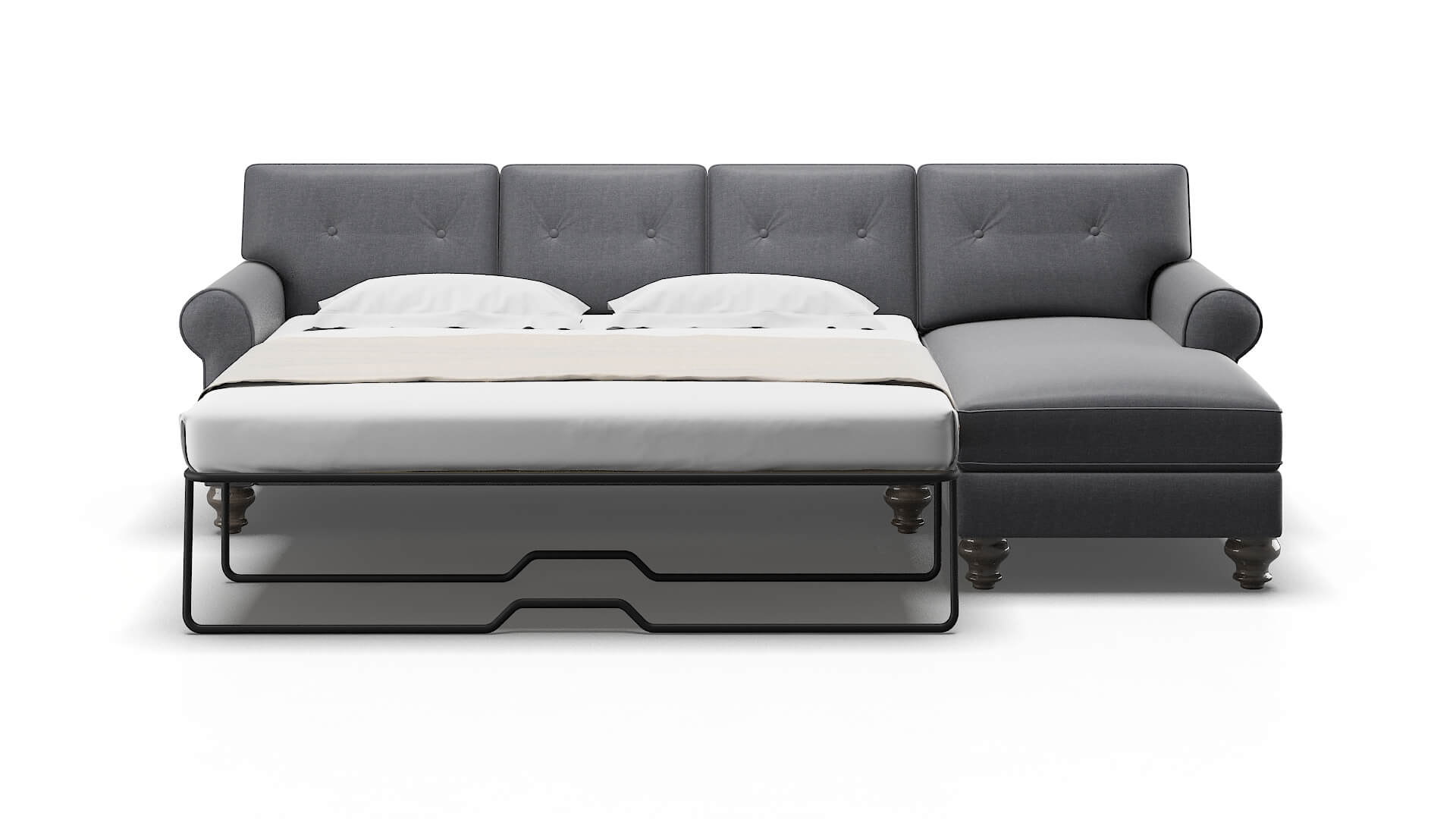 Farah Notion Graphite Panel Sleeper Espresso legs 1