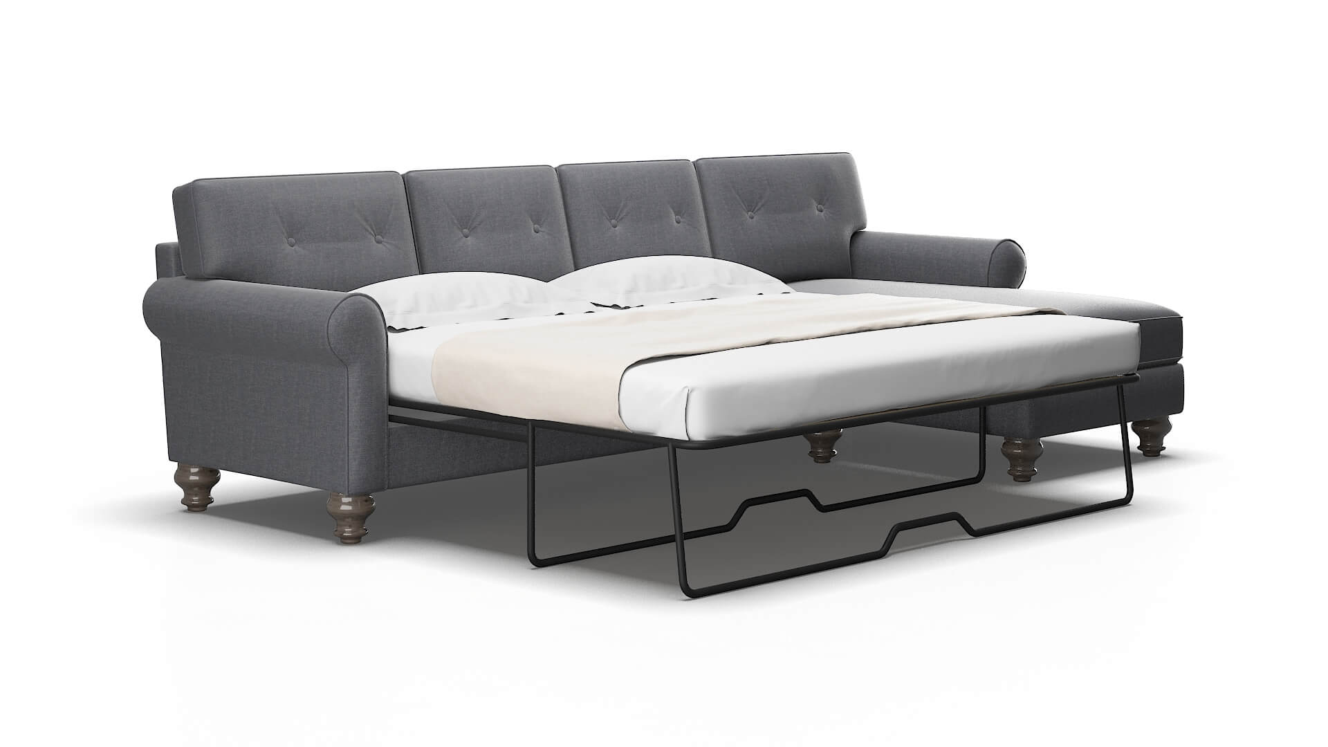 Farah Notion graphite Panel sleeper Espresso Legs  2