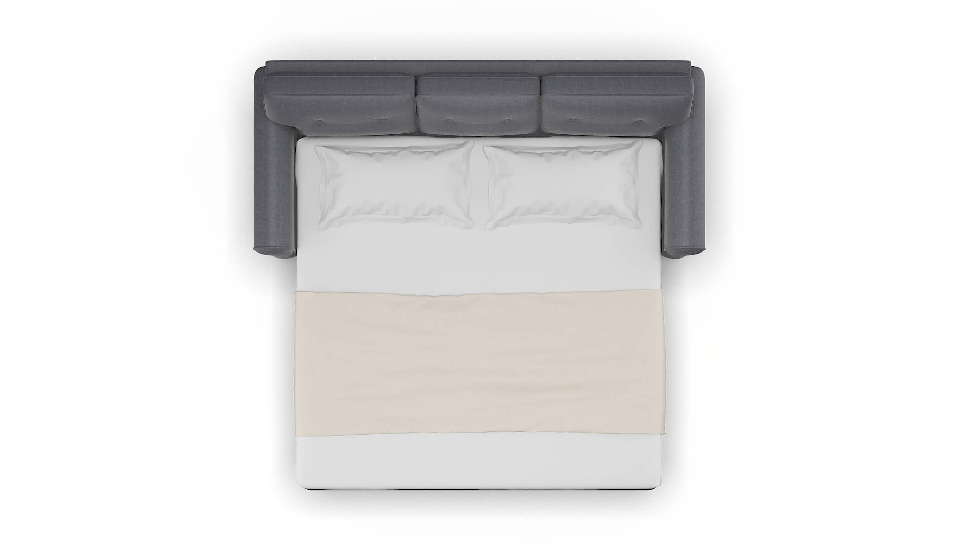 Farah Notion Graphite Sofa Sleeper Espresso legs 3