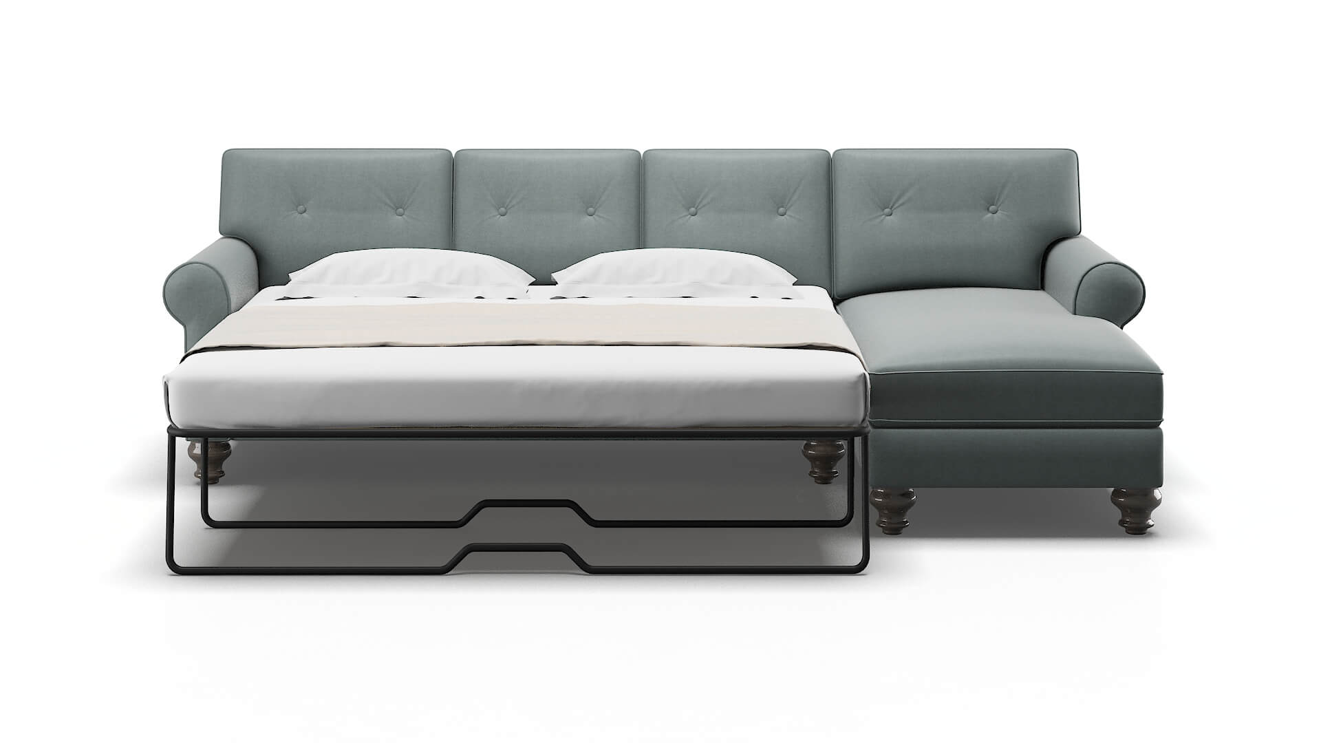 Farah Oakley Baltic Panel Sleeper Espresso legs 1