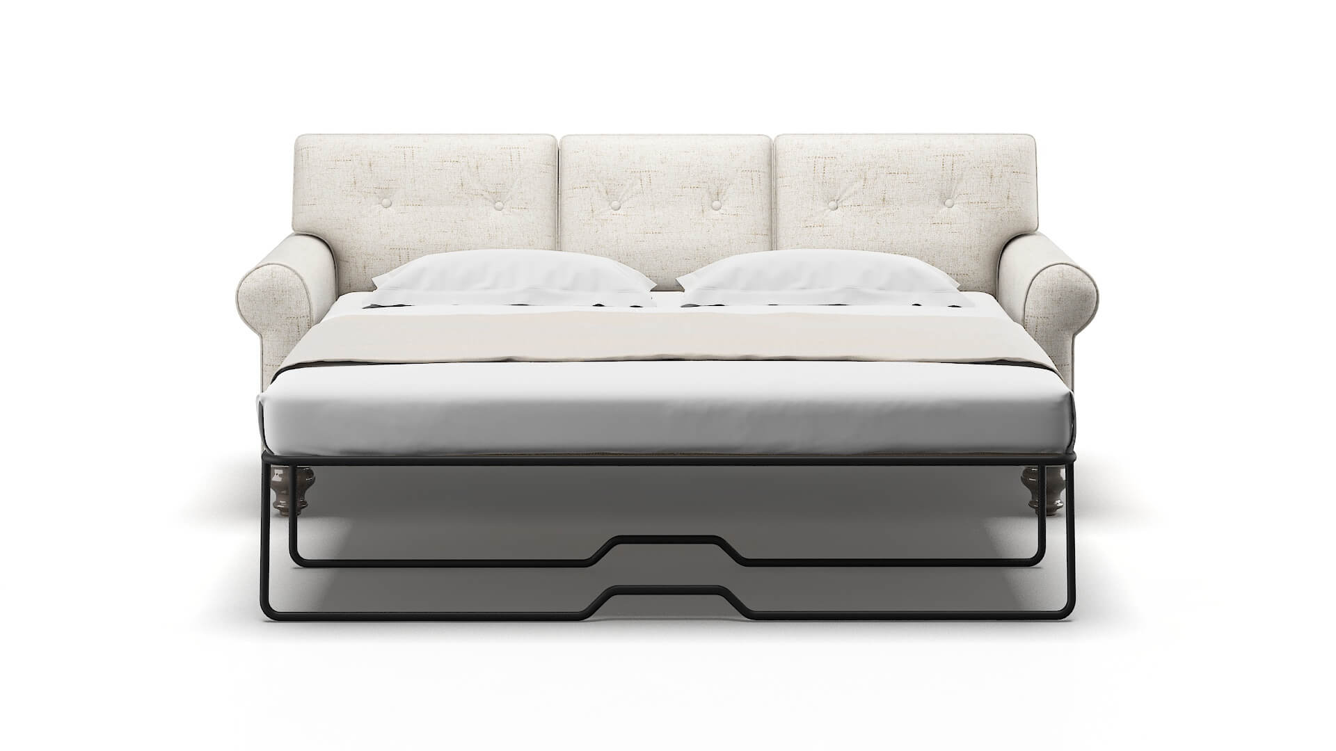 Farah Oceanside Natural Sofa Sleeper Espresso legs 1