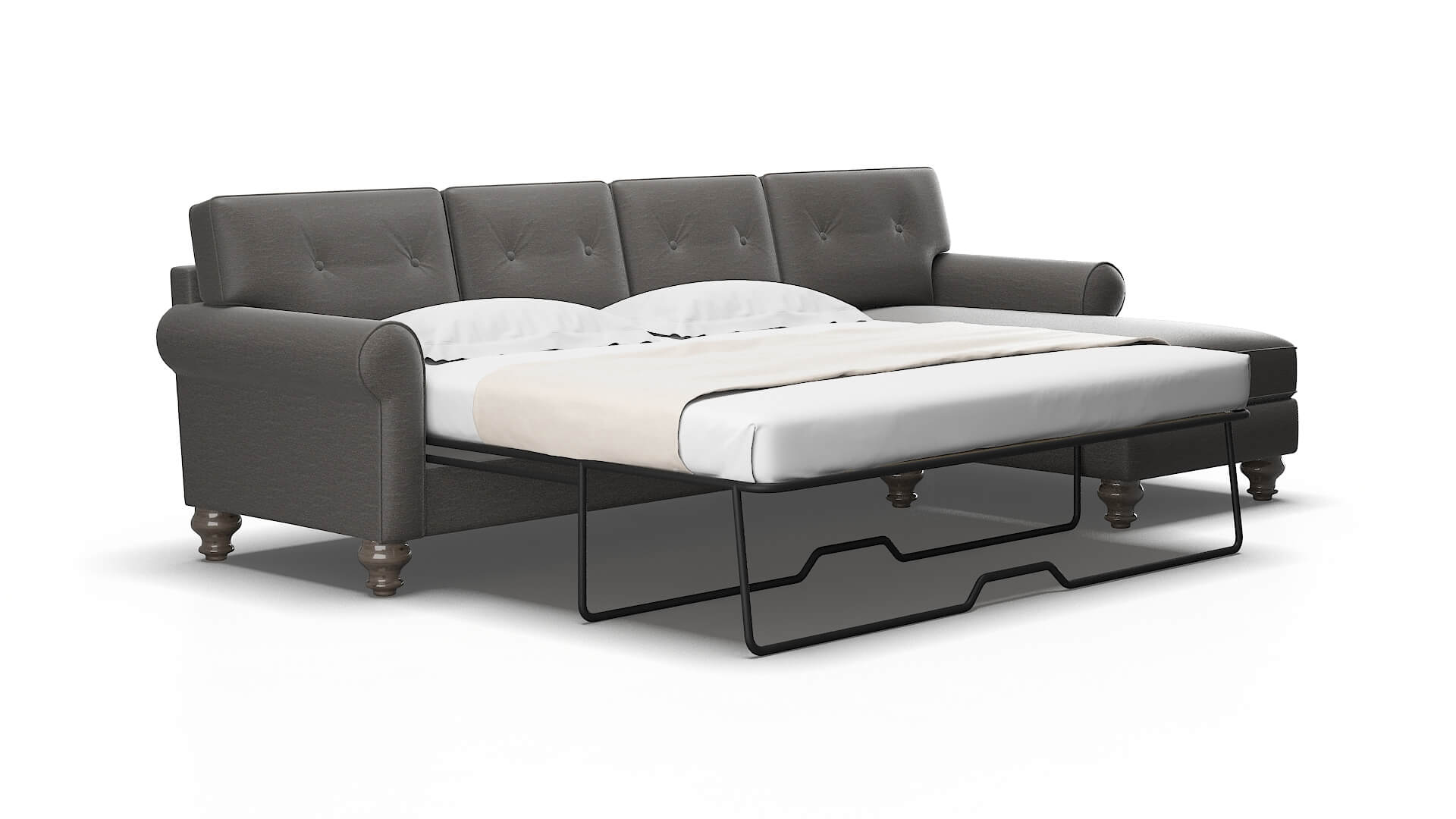 Farah Oscar grey Panel sleeper Espresso Legs  2