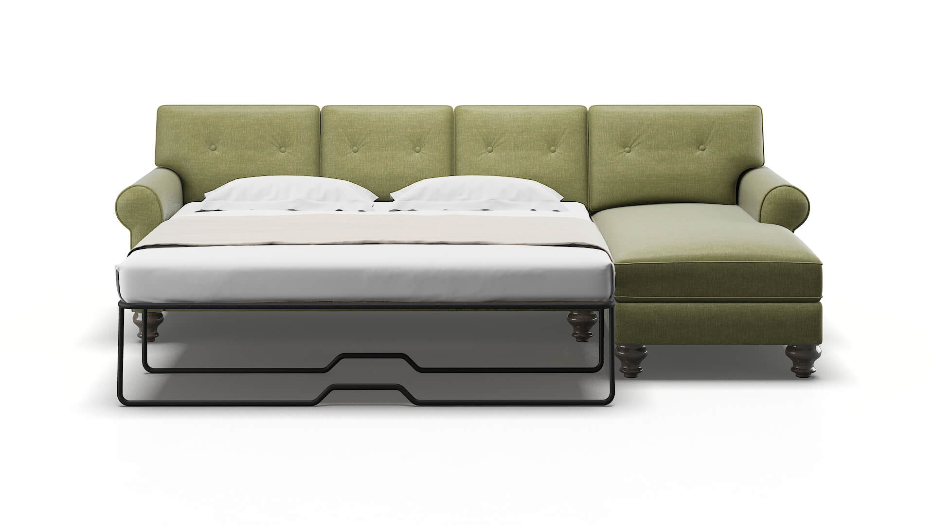 Farah Portland Basil Panel Sleeper Espresso legs 1
