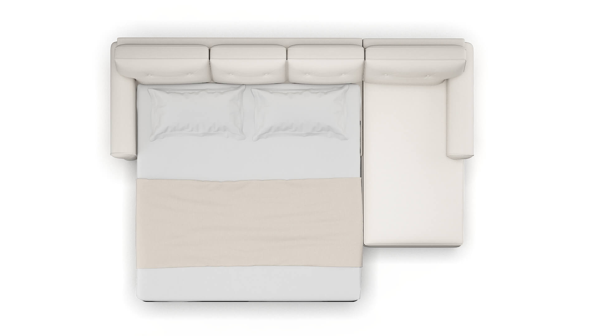 Farah Redondo Pearl Panel Sleeper Espresso legs 3