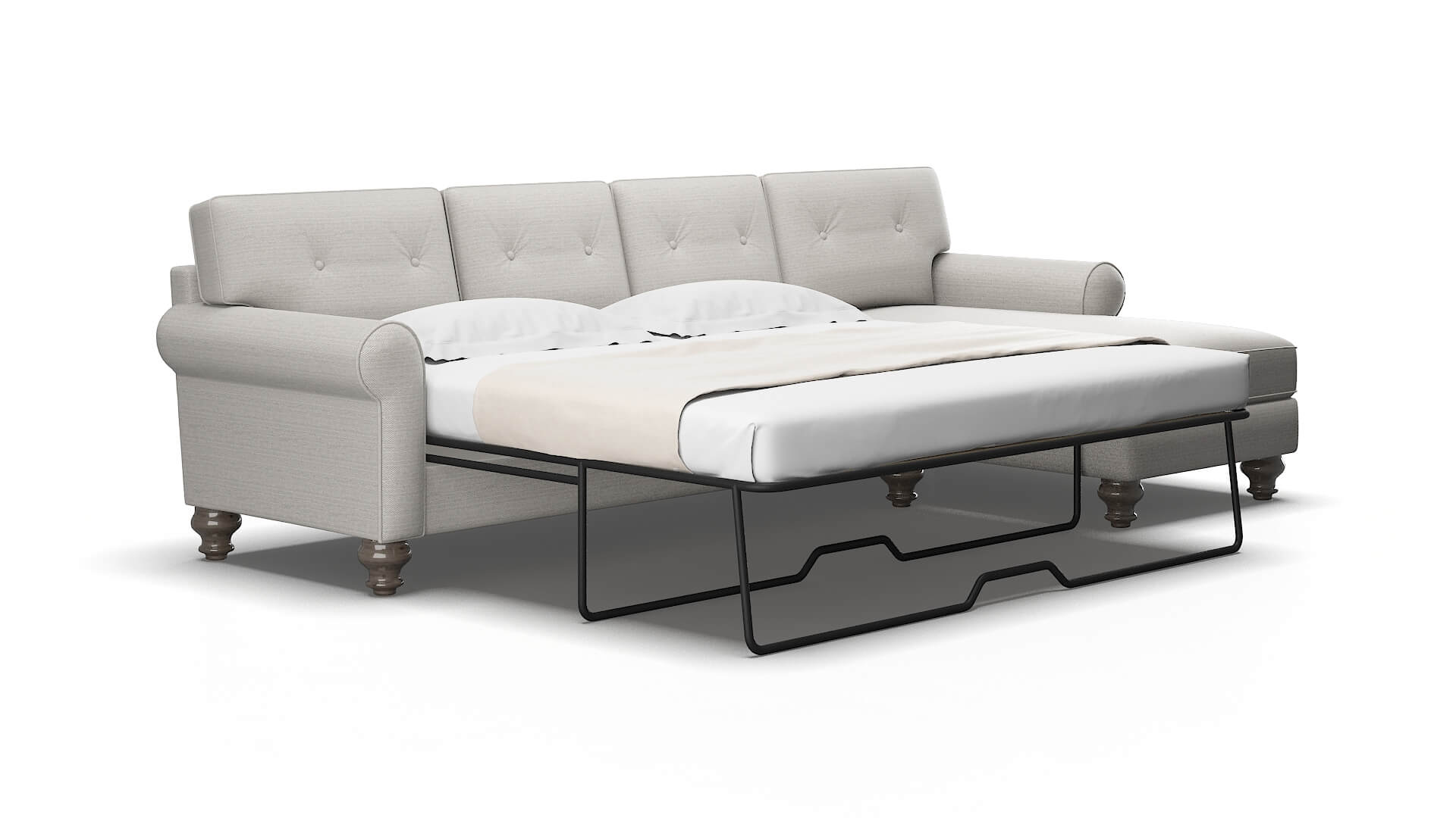 Farah Redondo Stone Panel Sleeper Espresso legs 2