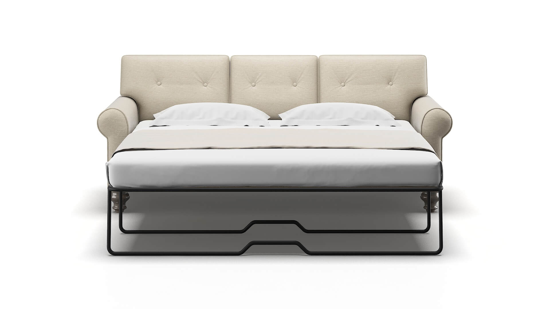 Farah Rocket Dove Sofa Sleeper Espresso legs 1